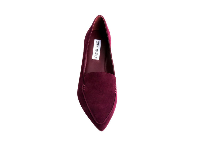 FEATHER BURGUNDY SUEDE - Shoes - Steve Madden Canada