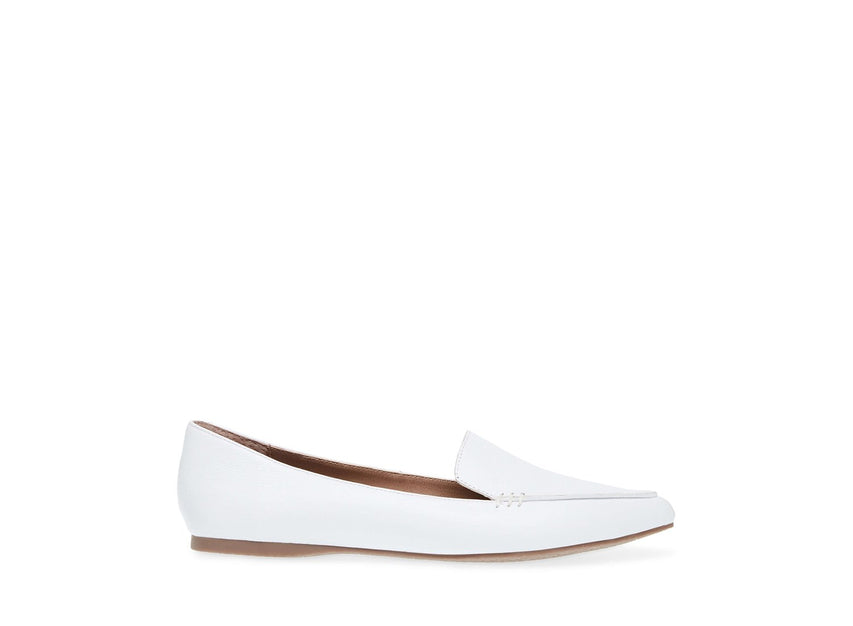 FEATHER WHITE LEATHER - Shoes - Steve Madden Canada