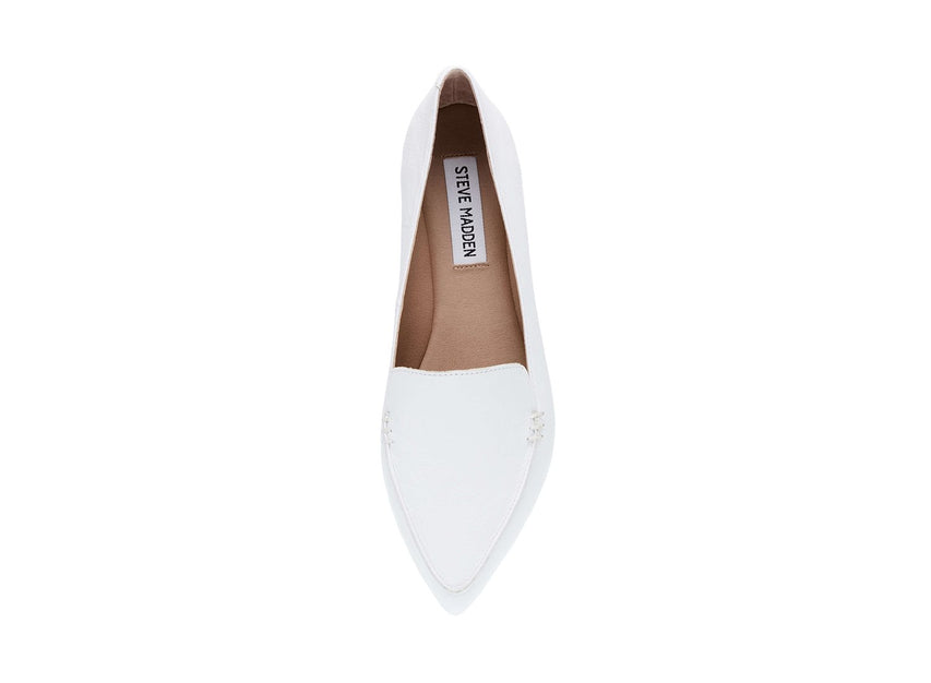 FEATHER WHITE LEATHER - Shoes - Steve Madden Canada