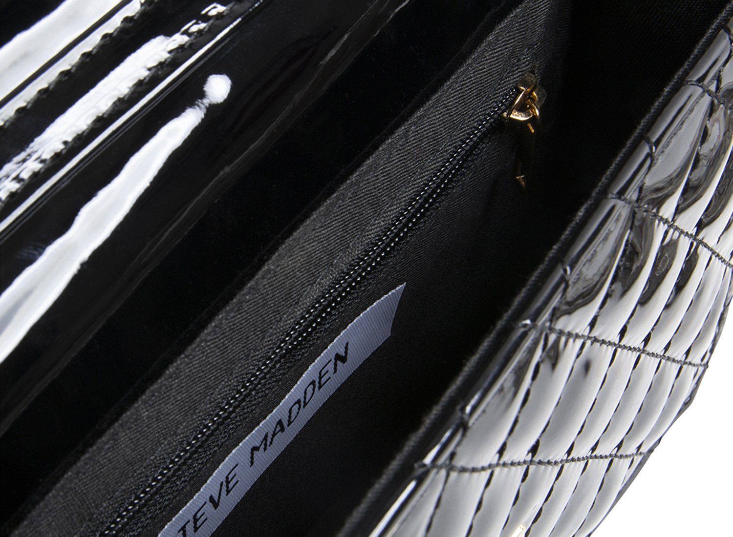 BMILA BLACK PATENT - Handbags - Steve Madden Canada