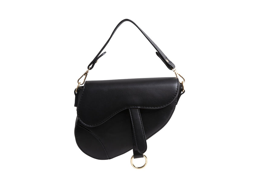 BSADDLE BLACK SYNTHETIC - Handbags - Steve Madden Canada