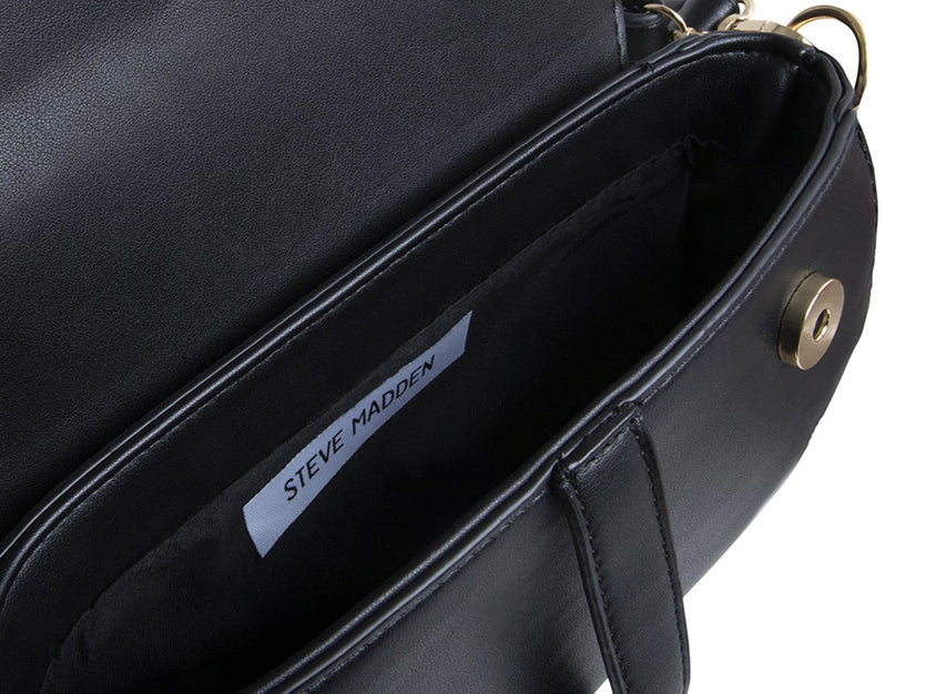 BSADDLE BLACK SYNTHETIC - Handbags - Steve Madden Canada