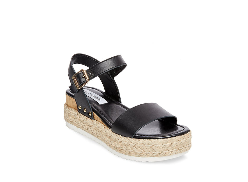 CHIARA BLACK LEATHER - Shoes - Steve Madden Canada