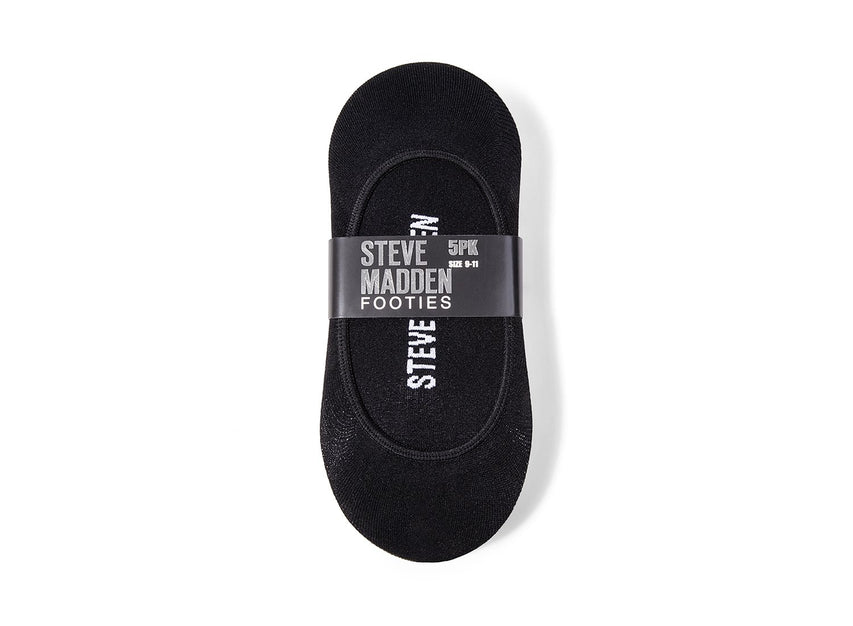 4PK WOM NU-BL FOOTIES BLACK MULTI - Accessories - Steve Madden Canada