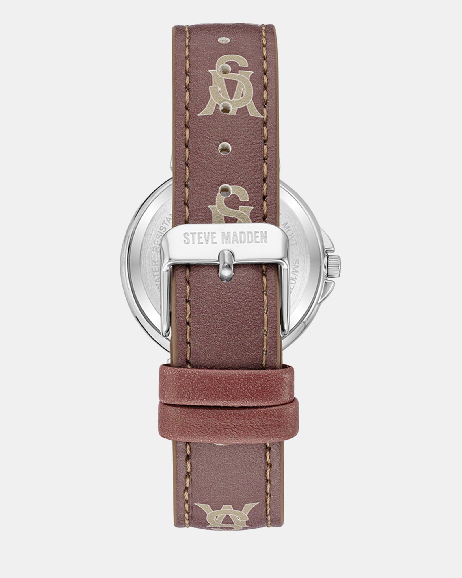 STACKED LOGO WATCH BROWN MULTI - Jewelry - Steve Madden Canada