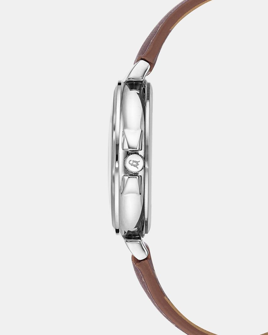 STACKED LOGO WATCH BROWN MULTI - Jewelry - Steve Madden Canada
