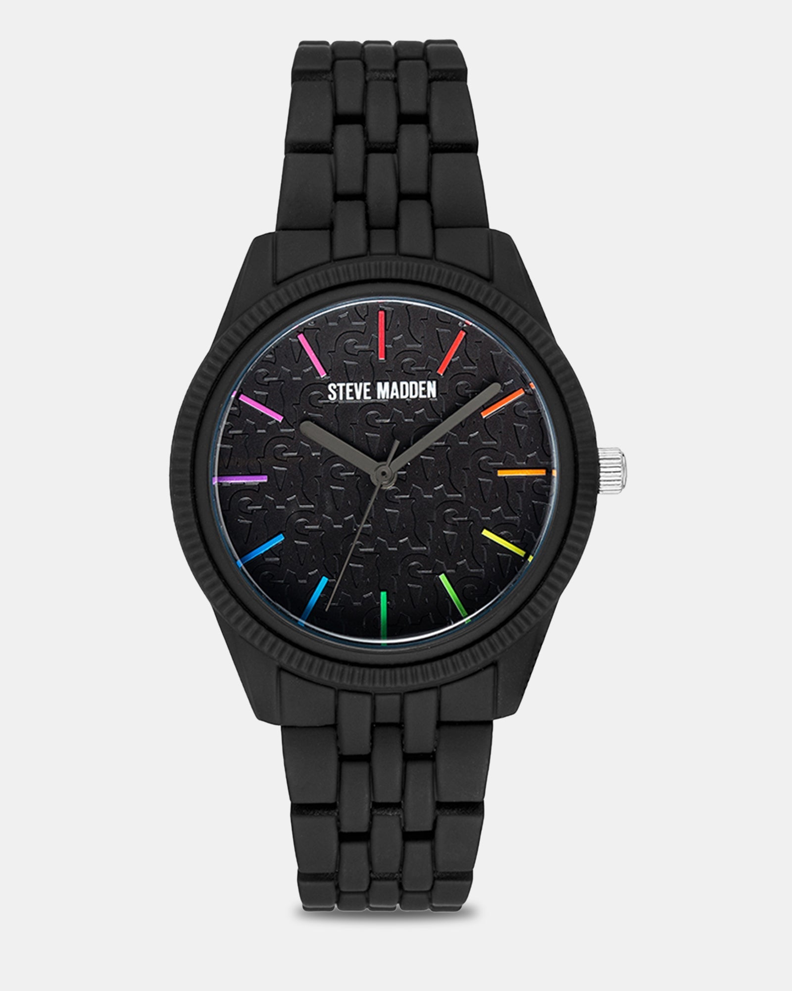 POWDER COATED WATCH BLACK - Jewelry - Steve Madden Canada