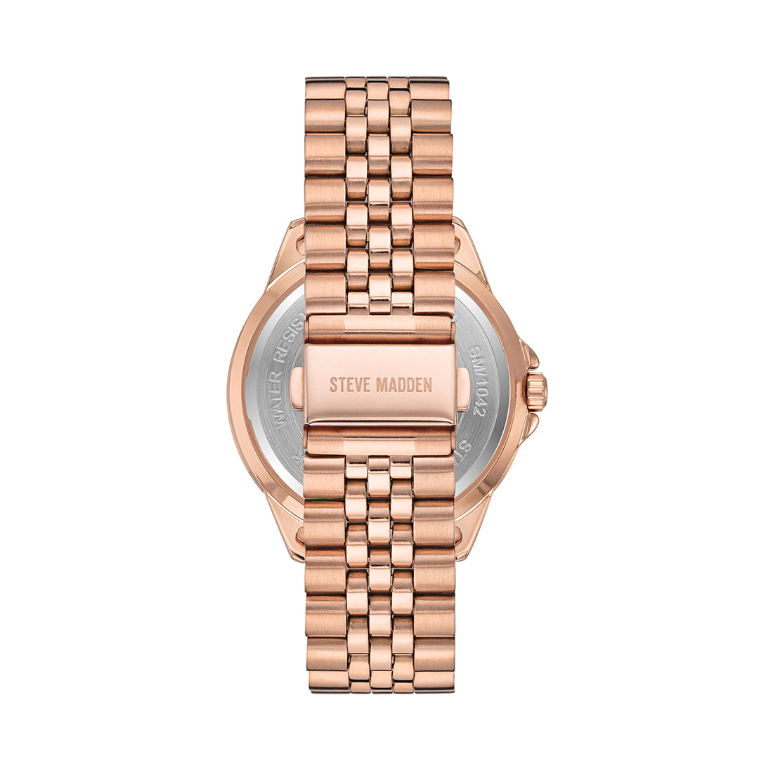 CLASSIC STATEMENT WATCH ROSE GOLD MULTI - Jewelry - Steve Madden Canada