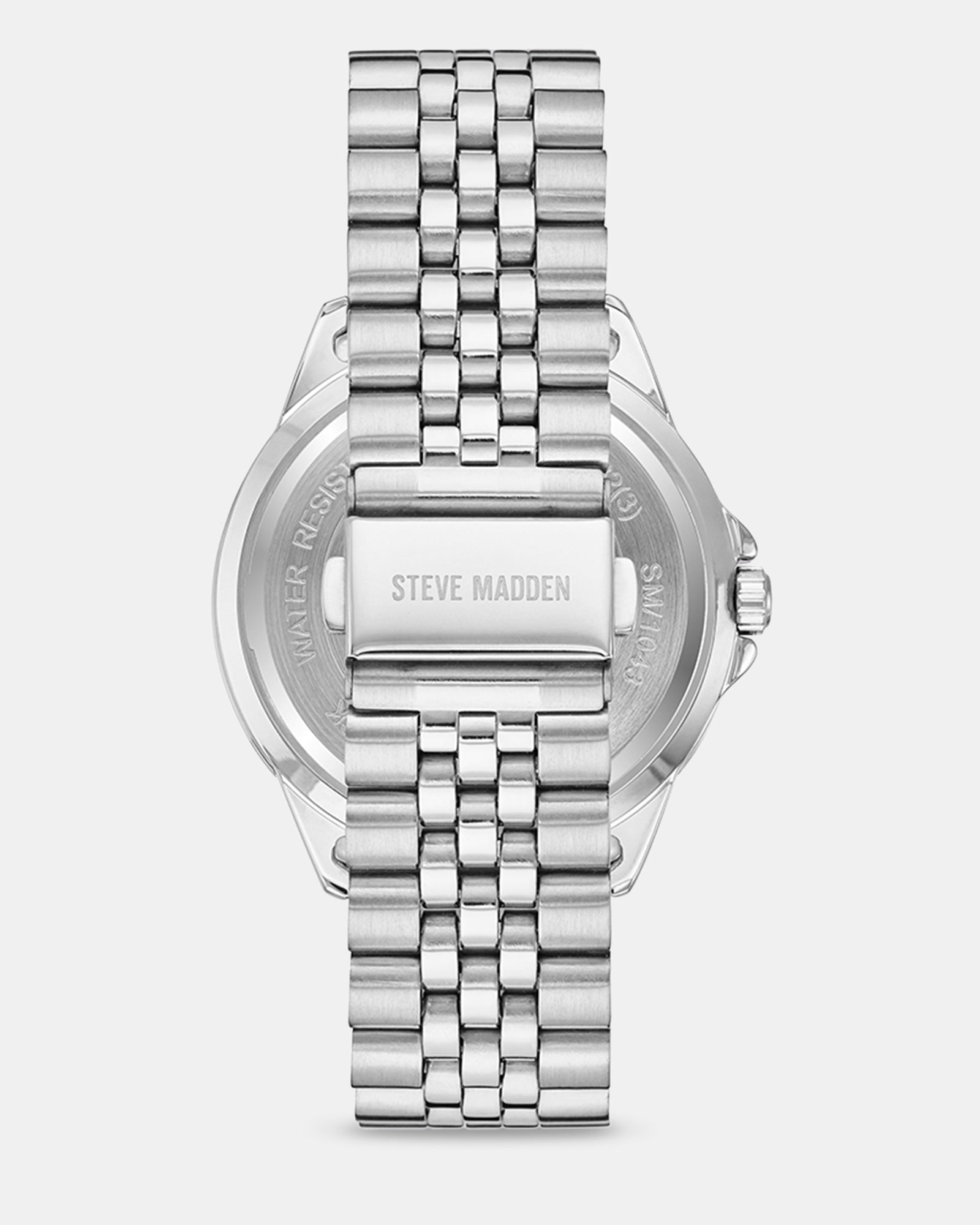 CLASSIC STATEMENT WATCH SILVER MULTI - Jewelry - Steve Madden Canada