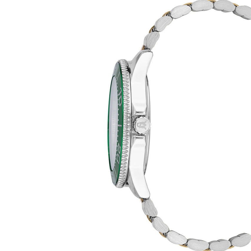 CLASSIC STATEMENT WATCH GOLD/GREEN - Jewelry - Steve Madden Canada