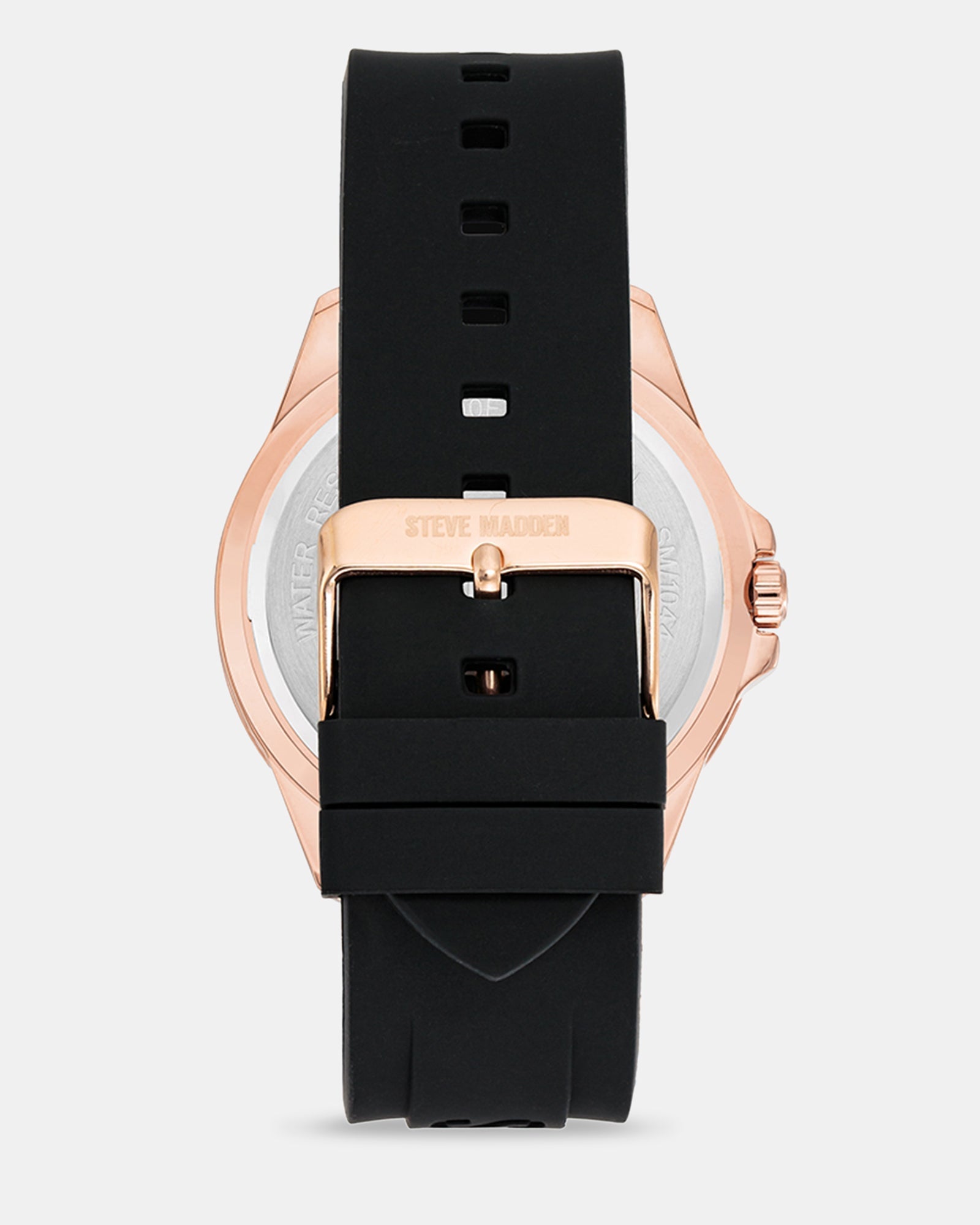 RUBBERIZED ENAMEL CASE WATCH ROSE GOLD MULTI - Jewelry - Steve Madden Canada