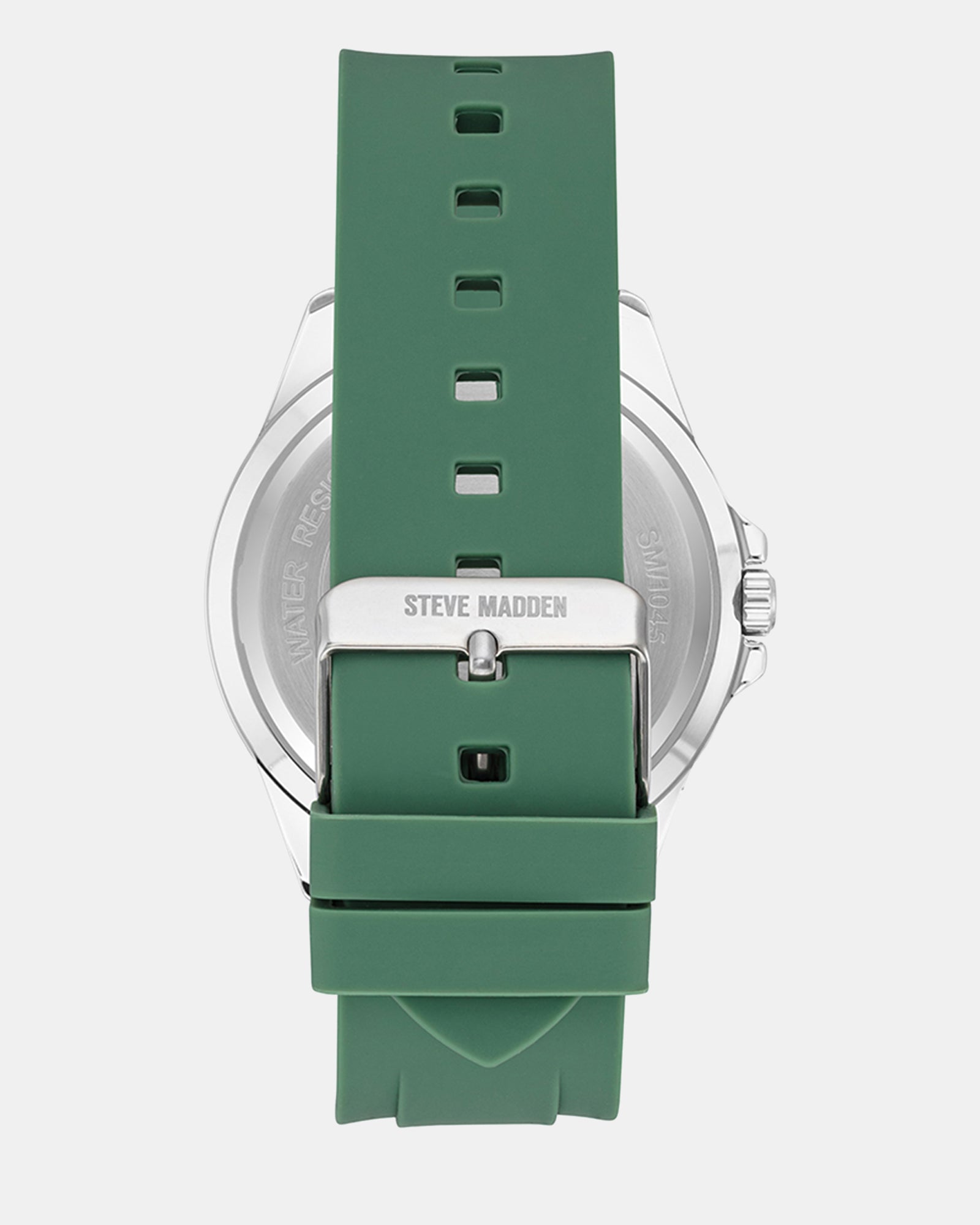 RUBBERIZED ENAMEL CASE WATCH GREEN MULTI - Jewelry - Steve Madden Canada