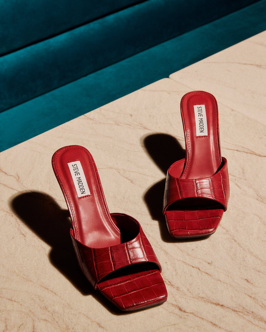 DANNA BURGUNDY EXOTIC - Women's Shoes - Steve Madden Canada