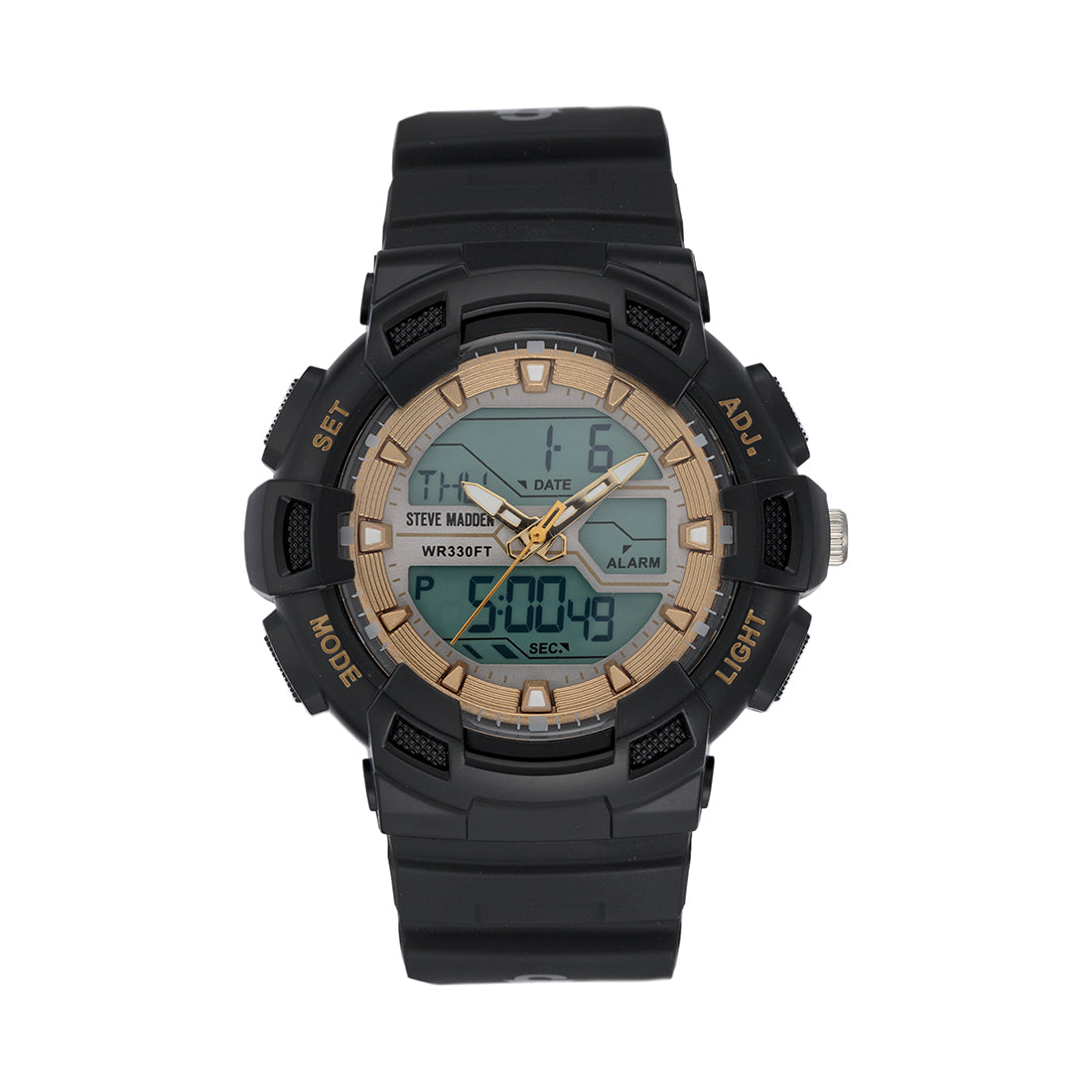 OVERSIZED SPORT WATCH BLACK MULTI - Jewelry - Steve Madden Canada