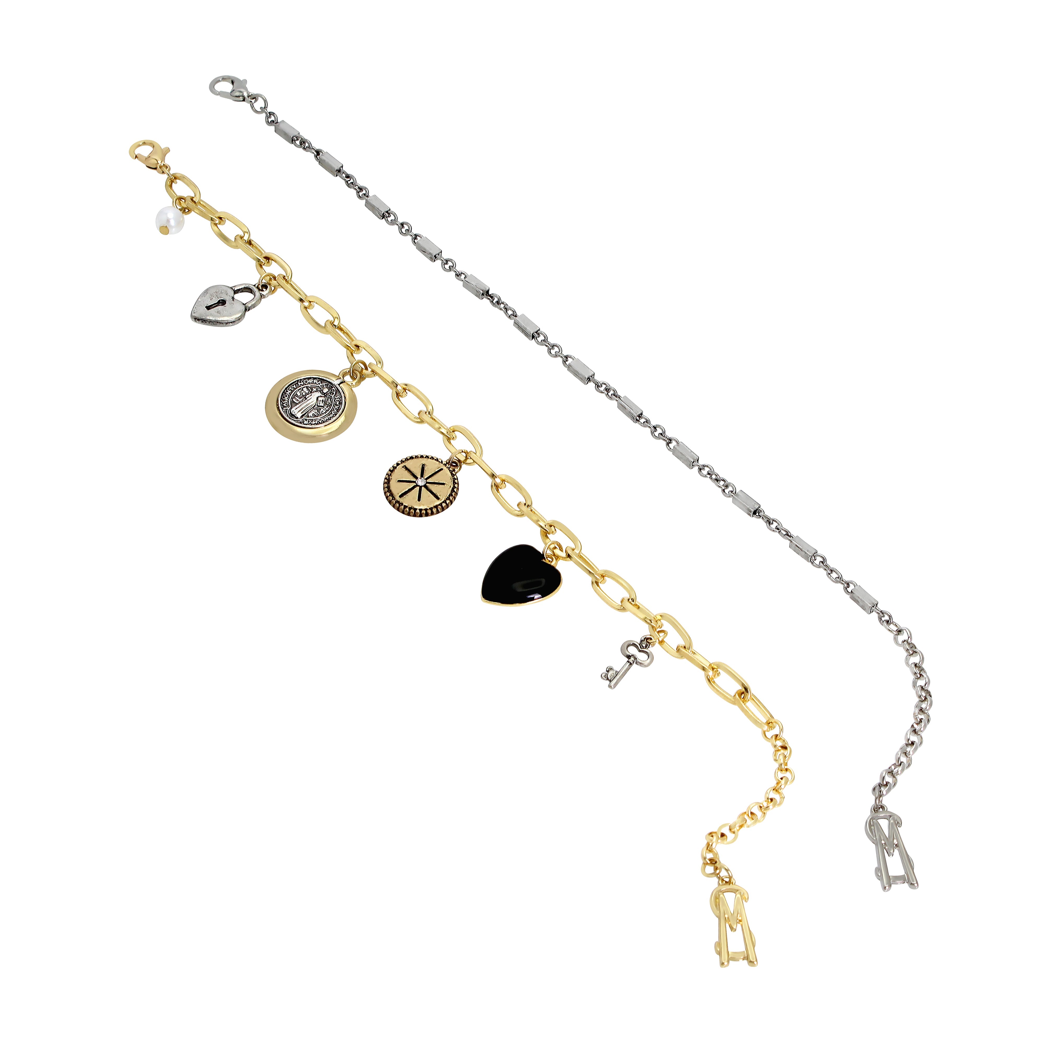 CHARM MULTI STRAND BRACELET GOLD MULTI - Jewelry - Steve Madden Canada