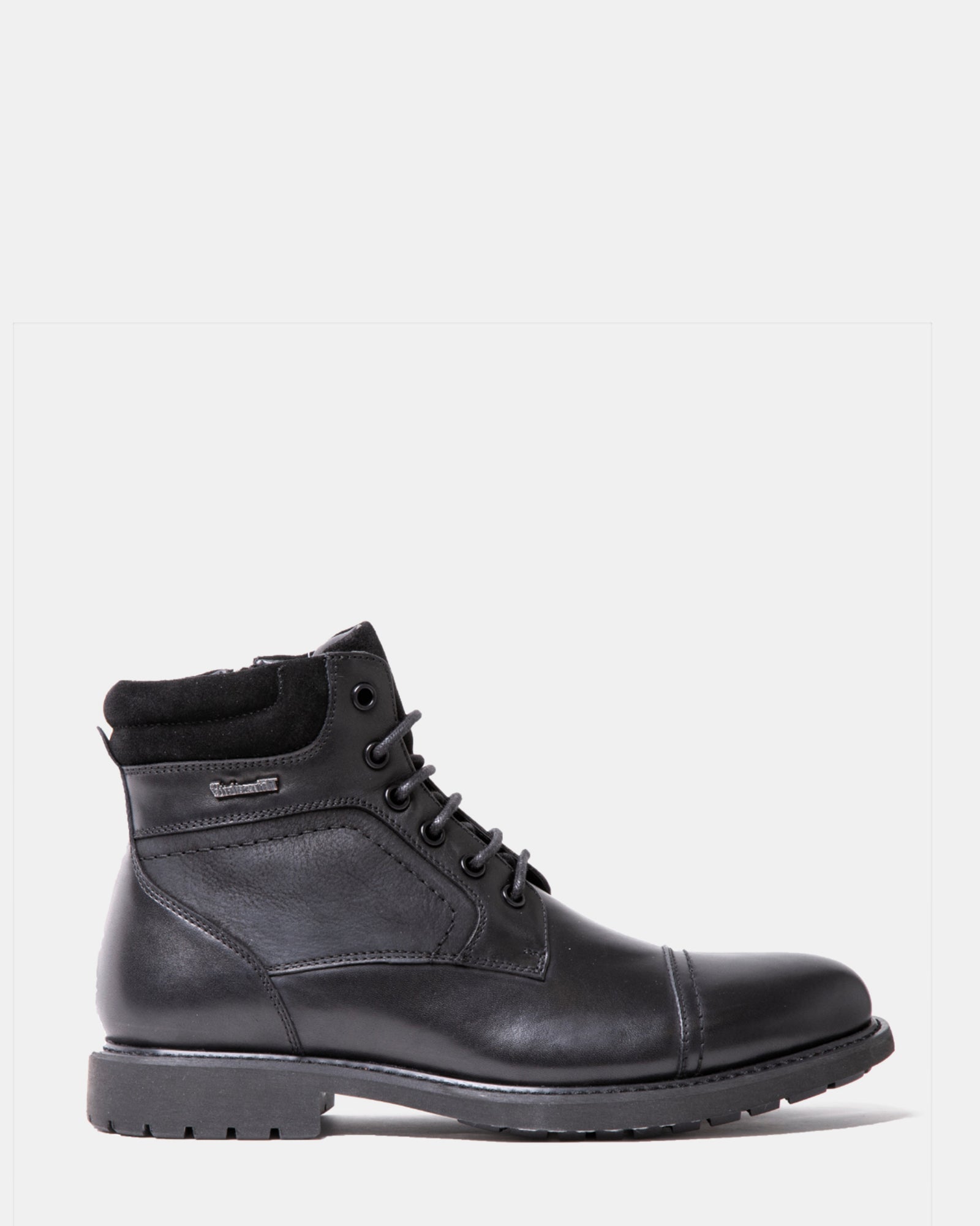 DARIN BLACK LEATHER - Men's Shoes - Steve Madden Canada