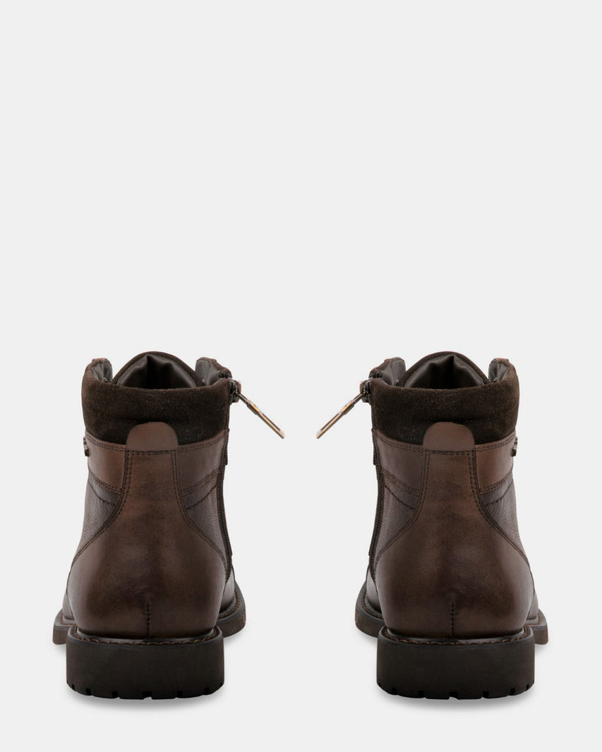 DARIN BROWN LEATHER - Men's Shoes - Steve Madden Canada