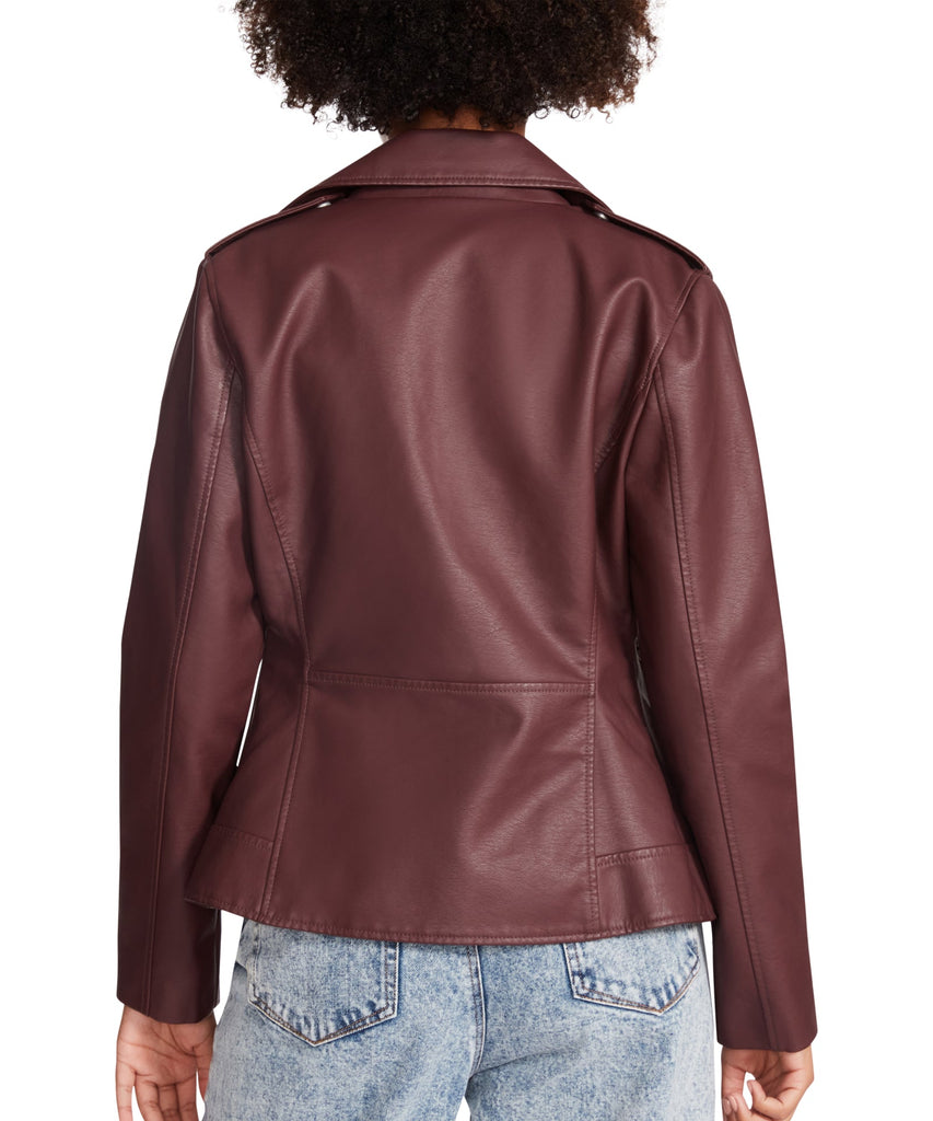 JULIA JACKET BURGUNDY - Clothing - Steve Madden Canada