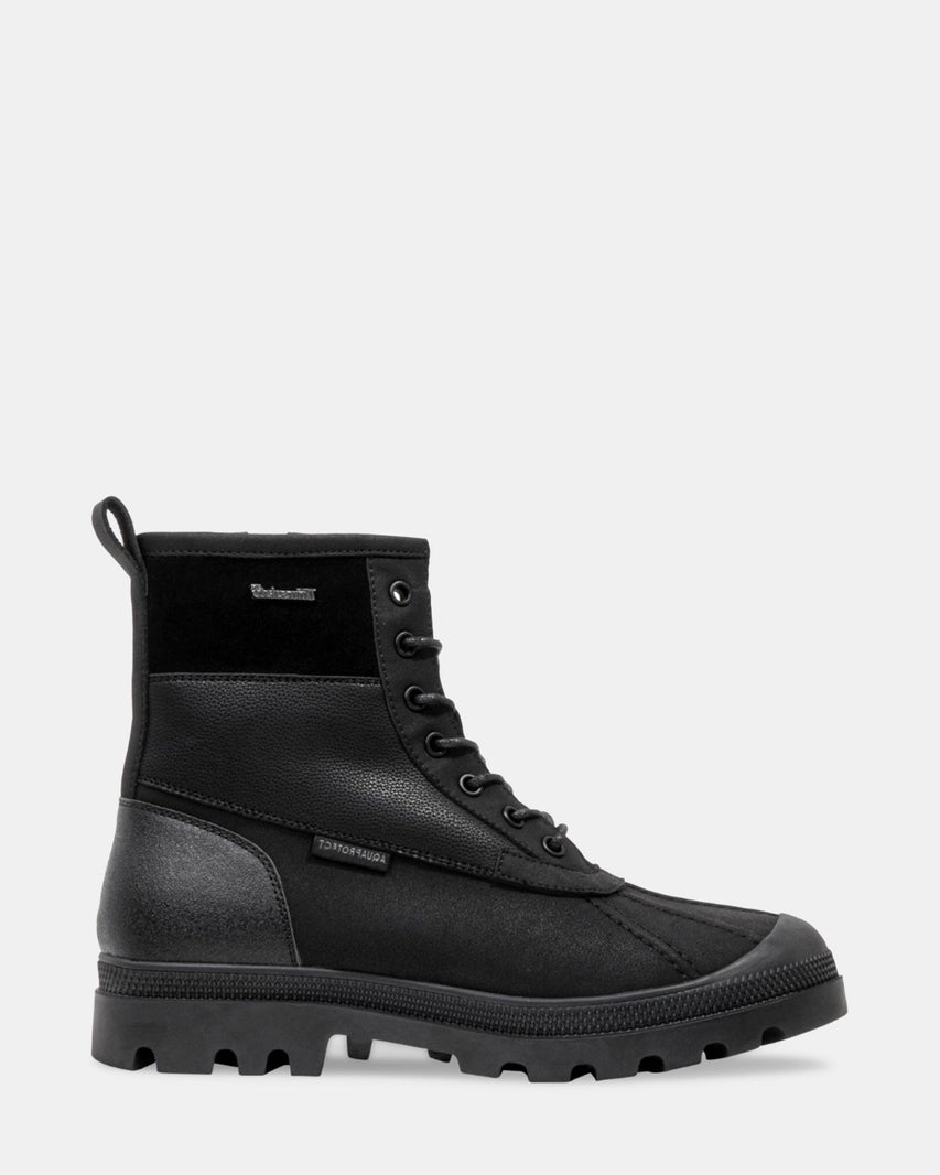 DAYLIN BLACK LEATHER - Men's Shoes - Steve Madden Canada