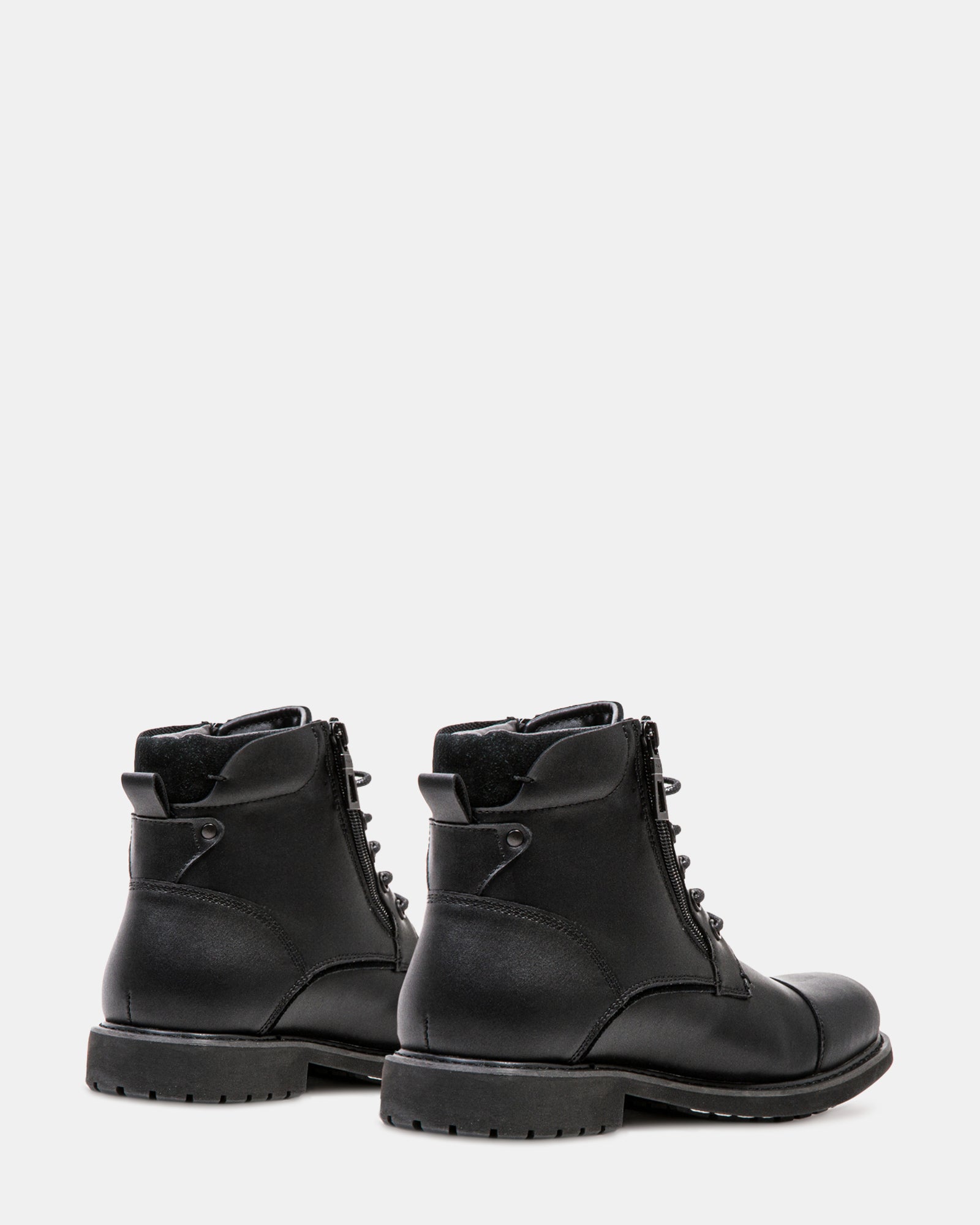 DRAVEN BLACK LEATHER - Men's Shoes - Steve Madden Canada