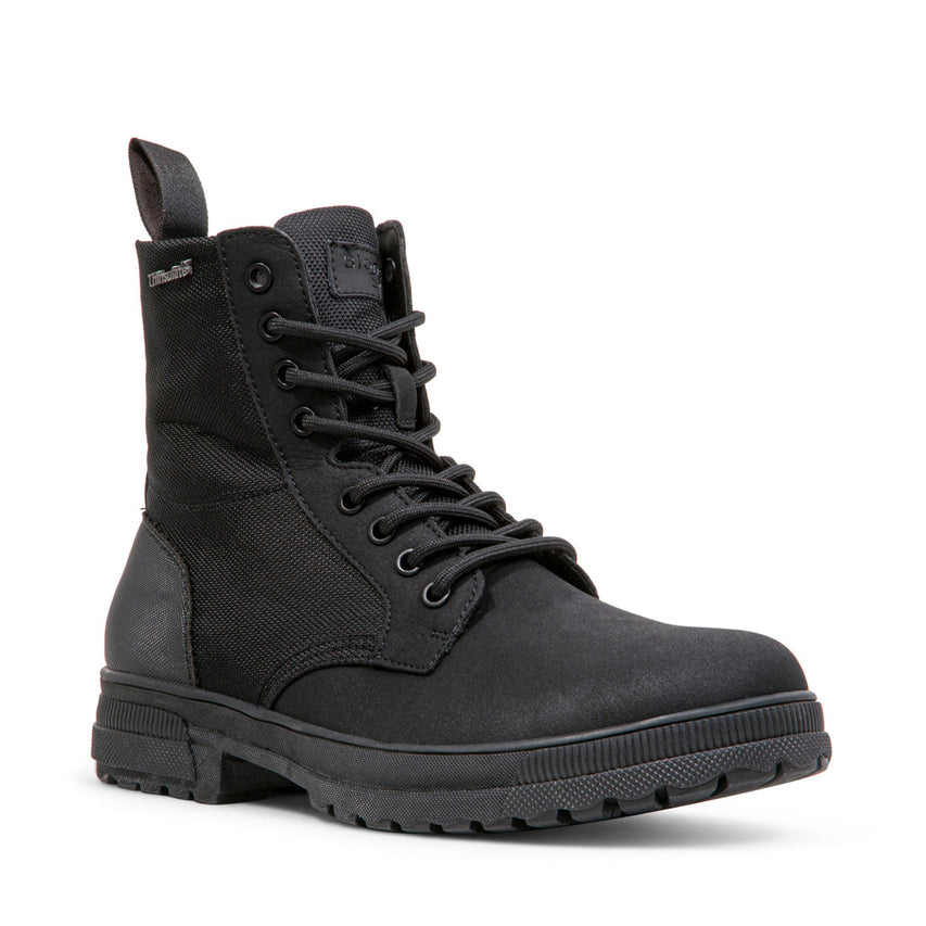DANEK BLACK NUBUCK - Men's Shoes - Steve Madden Canada