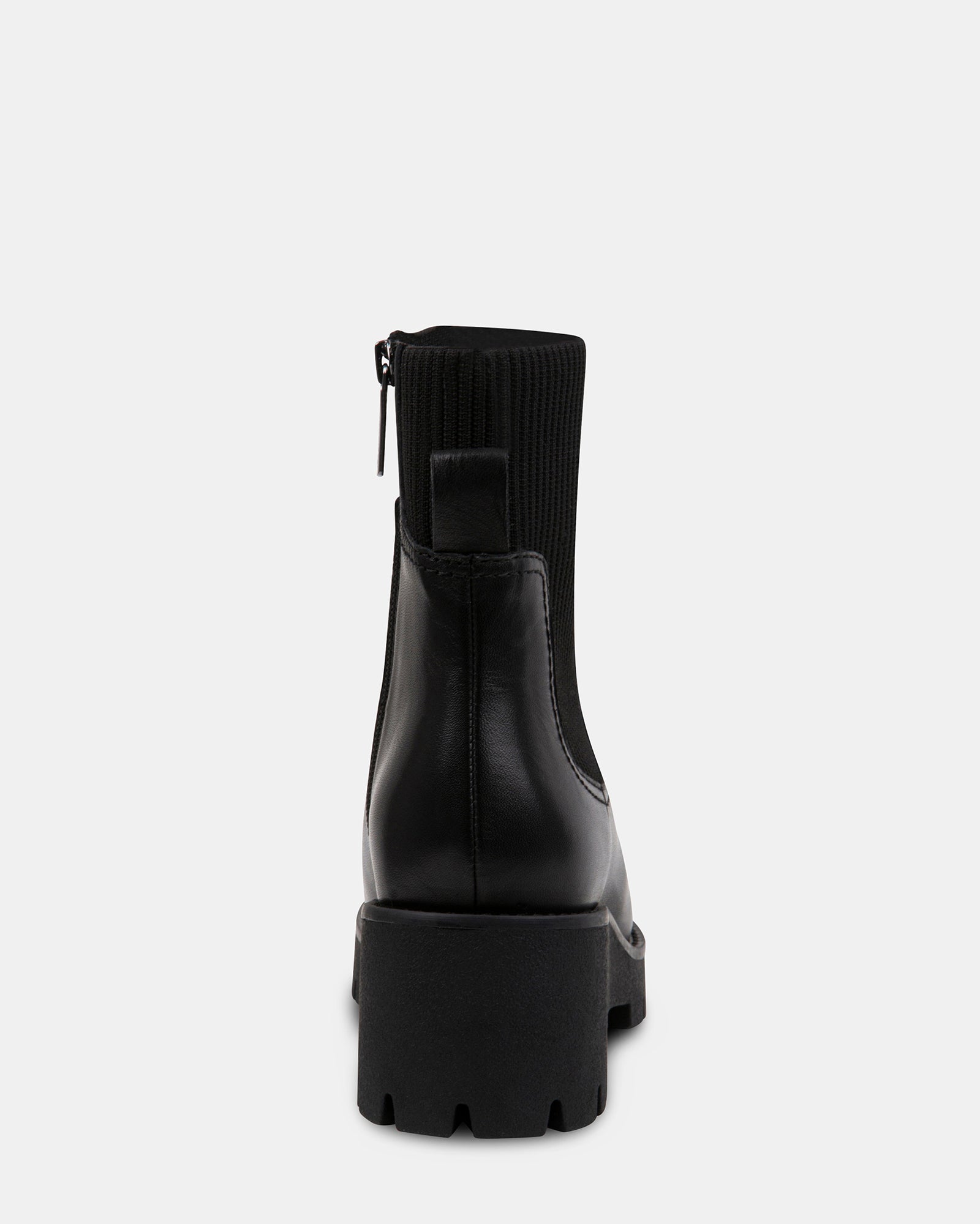 DELTA BLACK LEATHER - Women's Shoes - Steve Madden Canada
