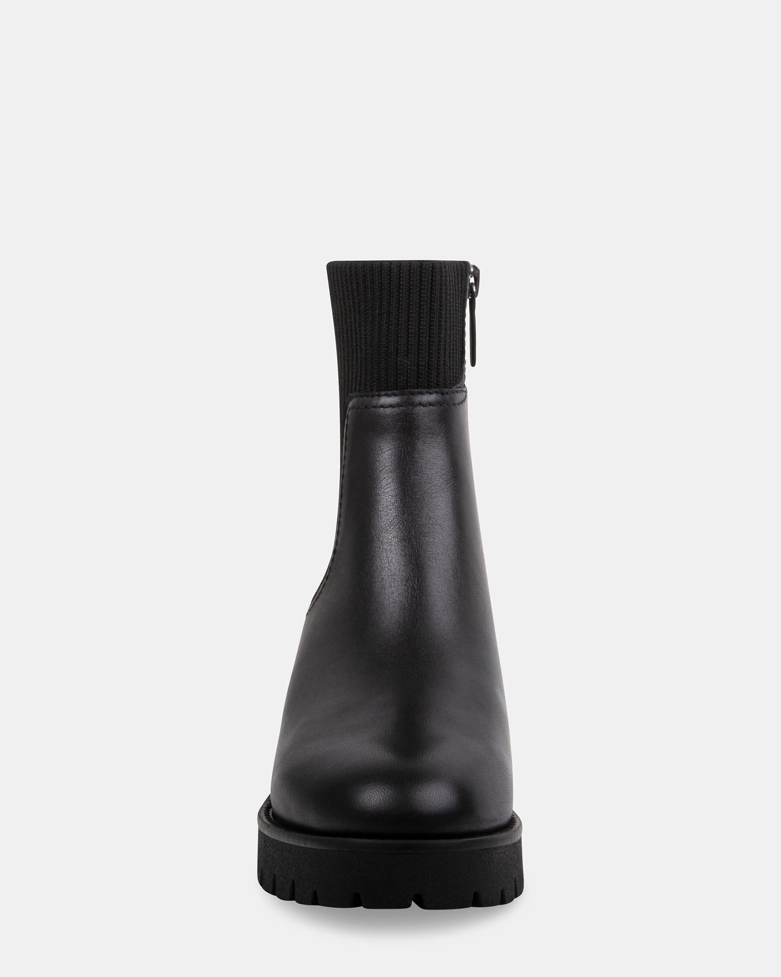 DELTA BLACK LEATHER - Women's Shoes - Steve Madden Canada