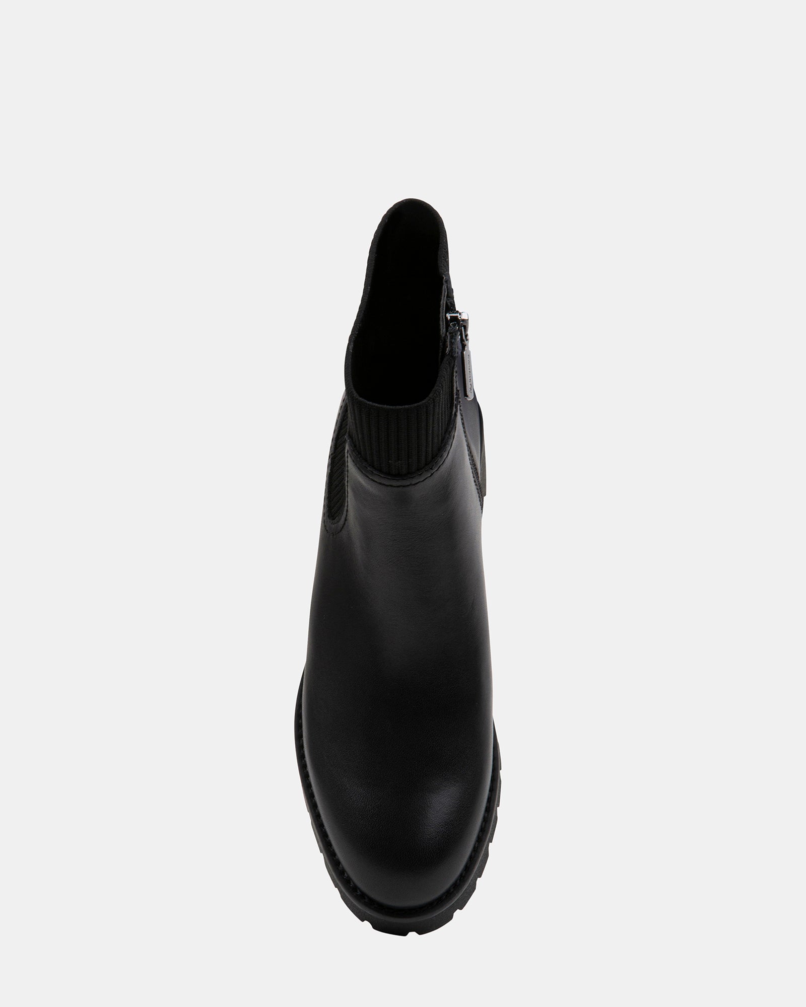 DELTA BLACK LEATHER - Women's Shoes - Steve Madden Canada
