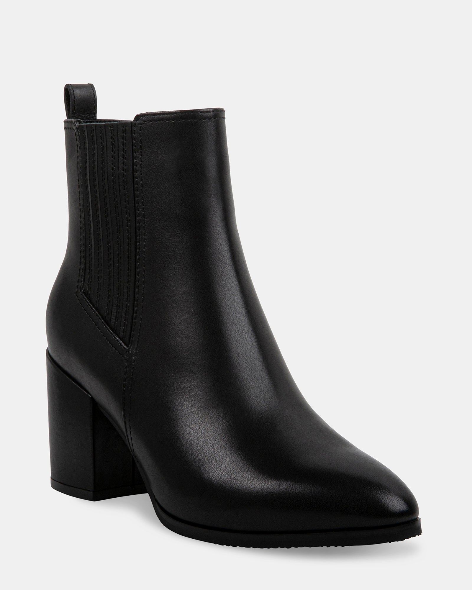 FILOMENA BLACK LEATHER - Women's Shoes - Steve Madden Canada