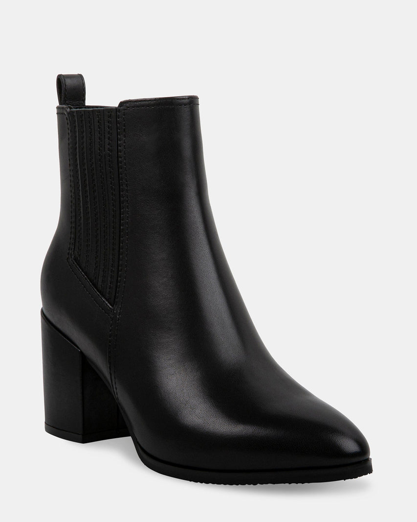 FILOMENA BLACK LEATHER - Women's Shoes - Steve Madden Canada