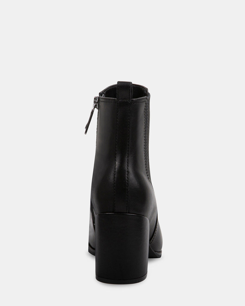 FILOMENA BLACK LEATHER - Women's Shoes - Steve Madden Canada