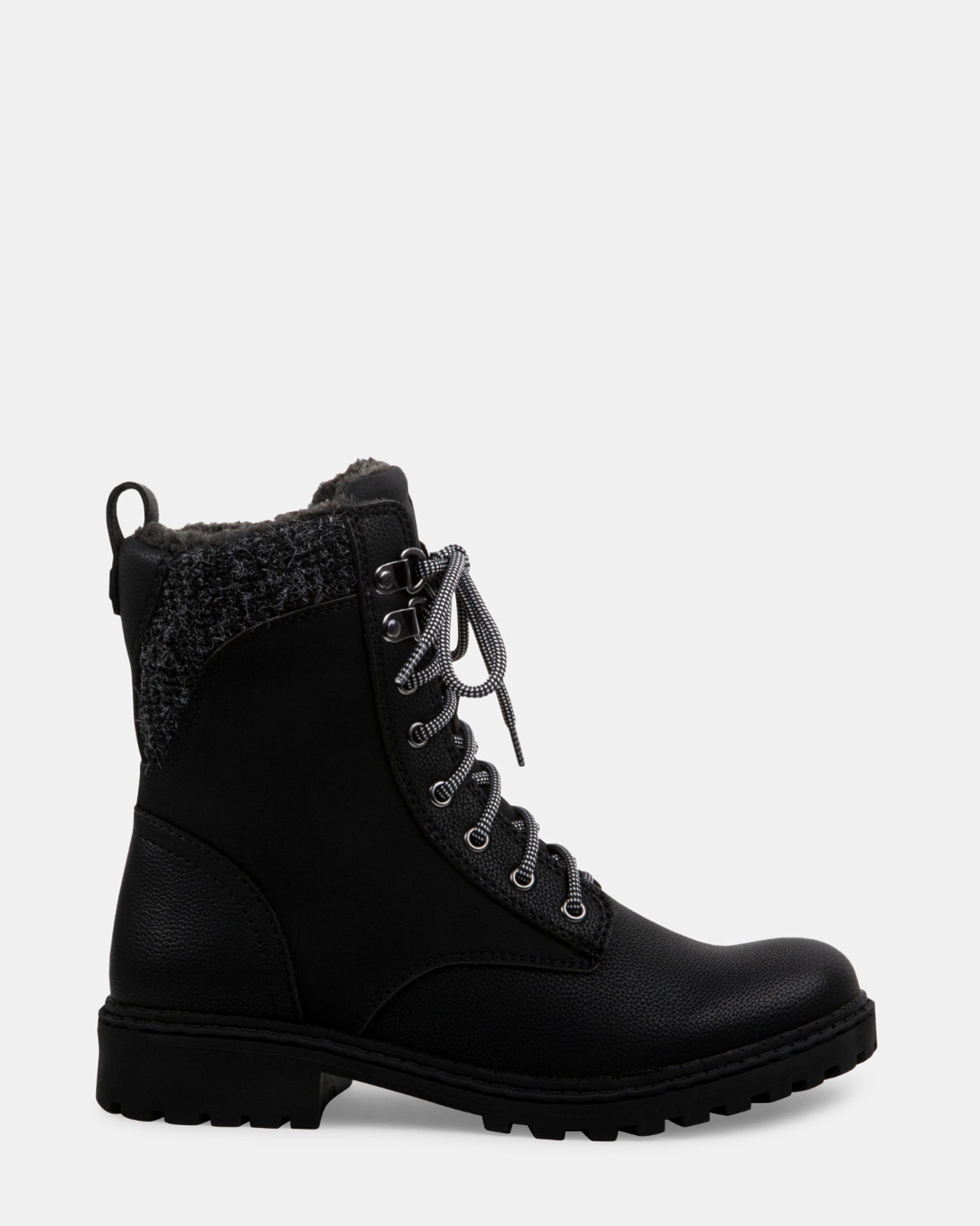 PRINCESS BLACK NUBUCK - Women's Shoes - Steve Madden Canada