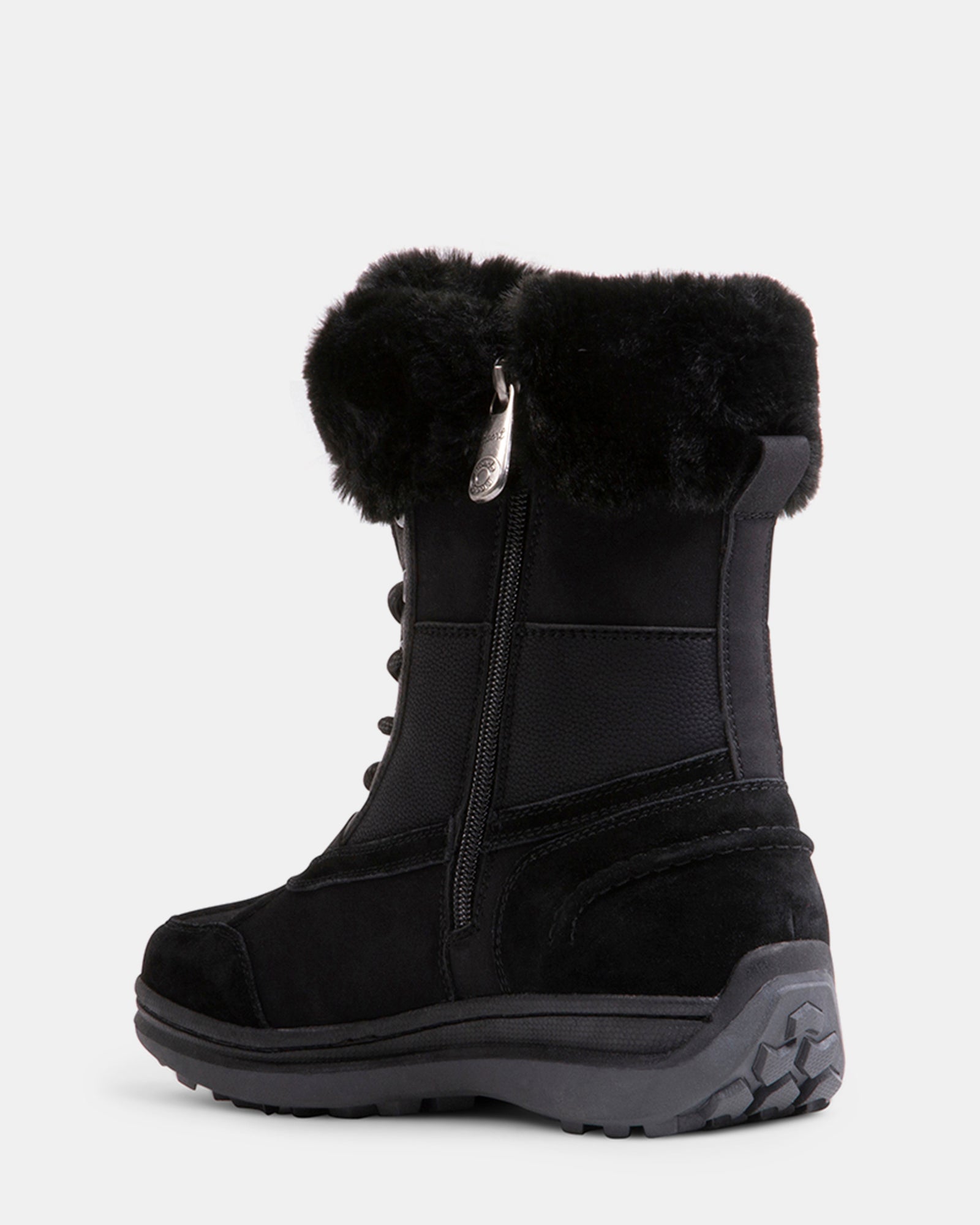 ISELOA BLACK NUBUCK - Women's Shoes - Steve Madden Canada