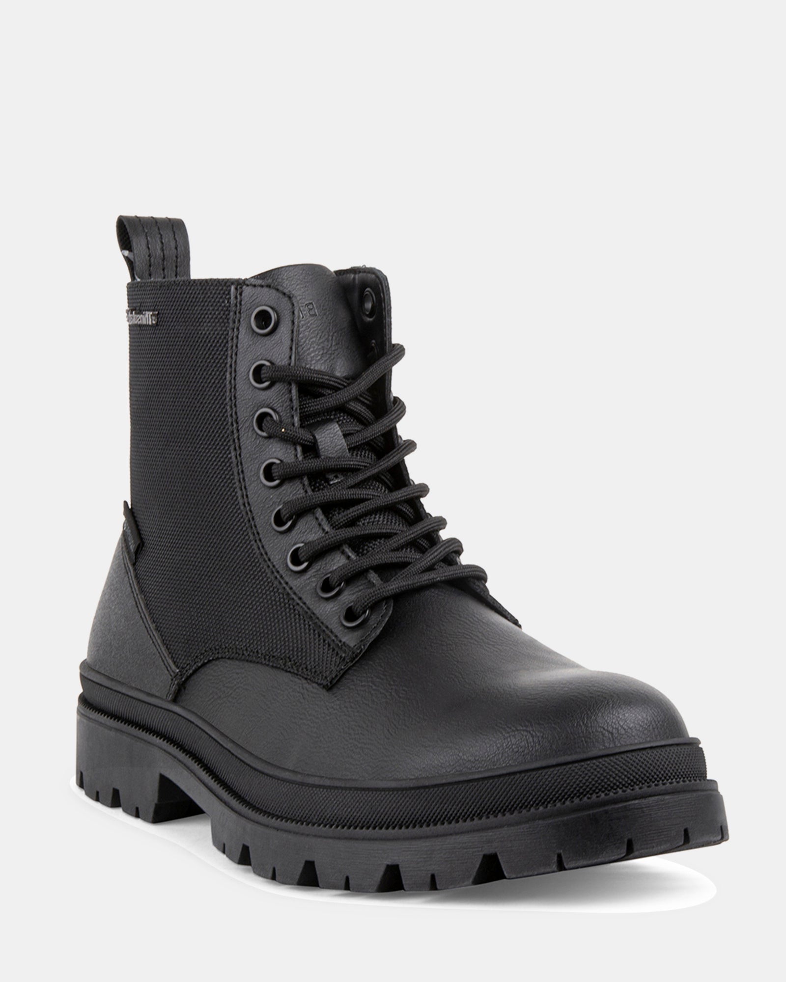 BRONN BLACK LEATHER - Men's Shoes - Steve Madden Canada