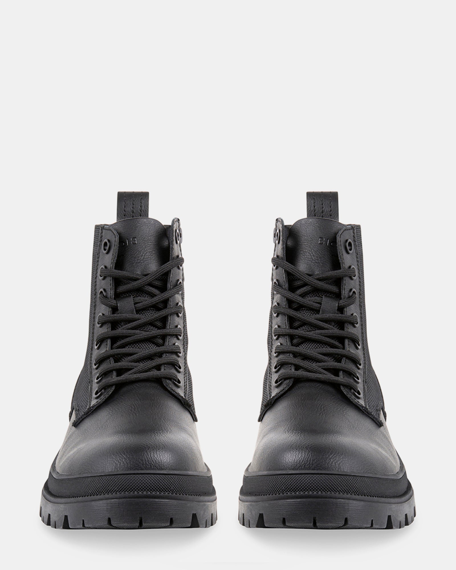 BRONN BLACK LEATHER - Men's Shoes - Steve Madden Canada
