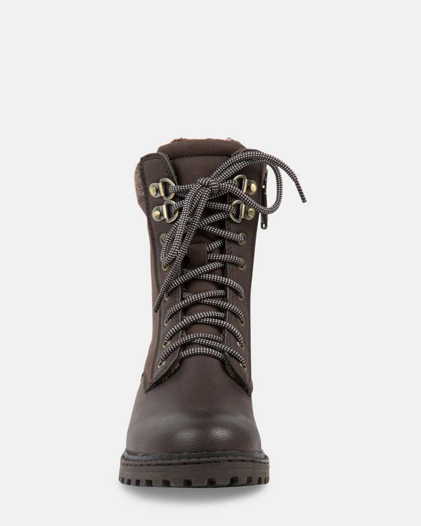 PRINCESS BROWN NUBUCK - Women's Shoes - Steve Madden Canada