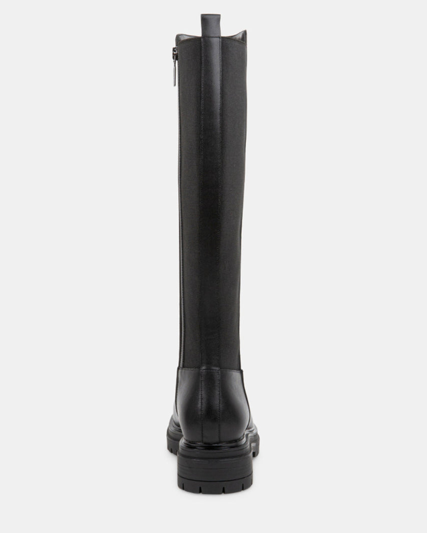 CINDY BLACK LEATHER - Women's Shoes - Steve Madden Canada