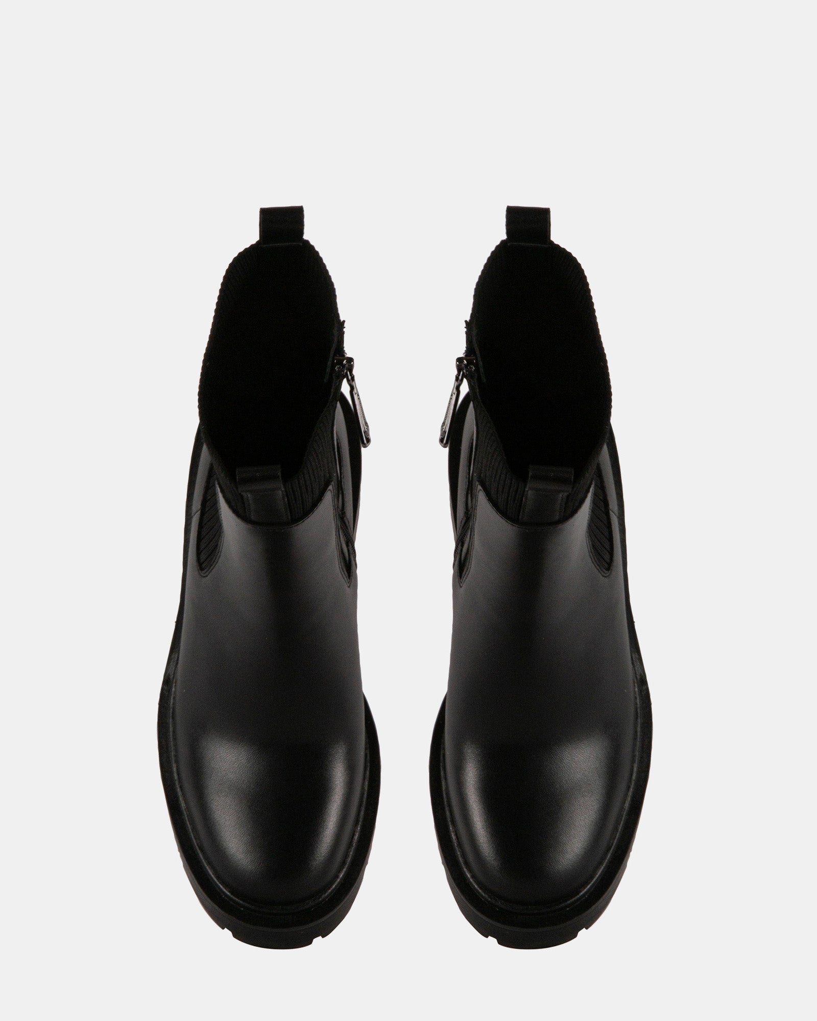 IDRIS BLACK LEATHER - Women's Shoes - Steve Madden Canada
