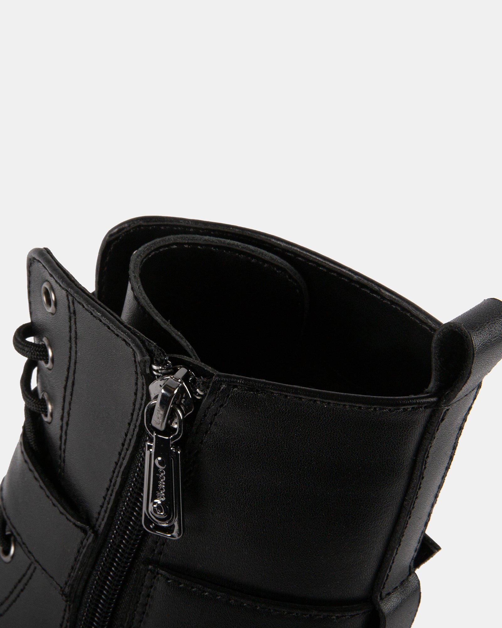 JOELLE BLACK LEATHER - Women's Shoes - Steve Madden Canada