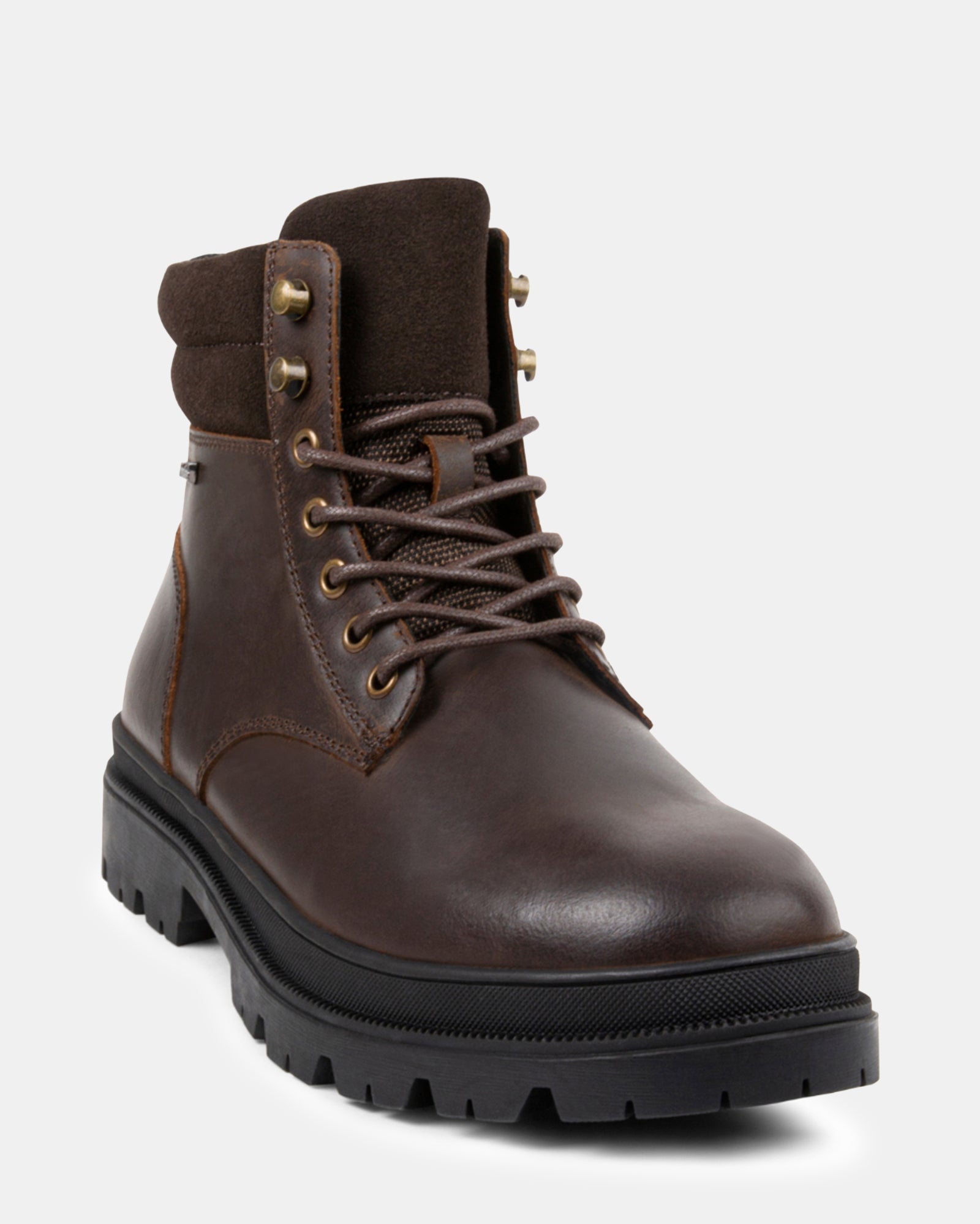 BYRON BROWN LEATHER - Men's Shoes - Steve Madden Canada