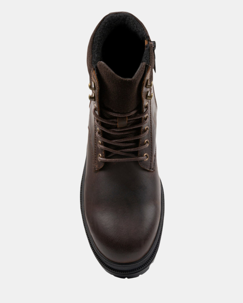 BYRON BROWN LEATHER - Men's Shoes - Steve Madden Canada