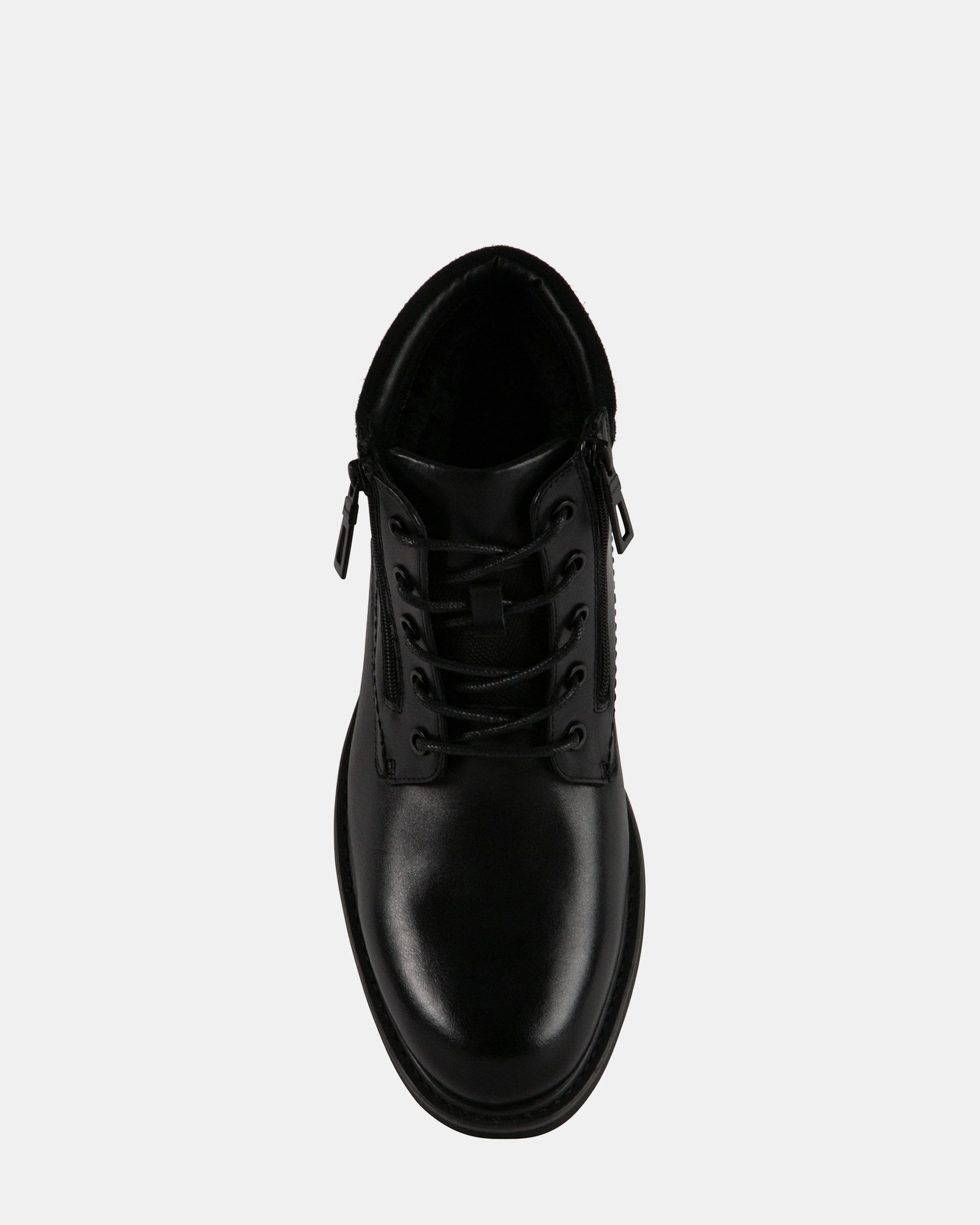 DAVON BLACK LEATHER - Men's Shoes - Steve Madden Canada