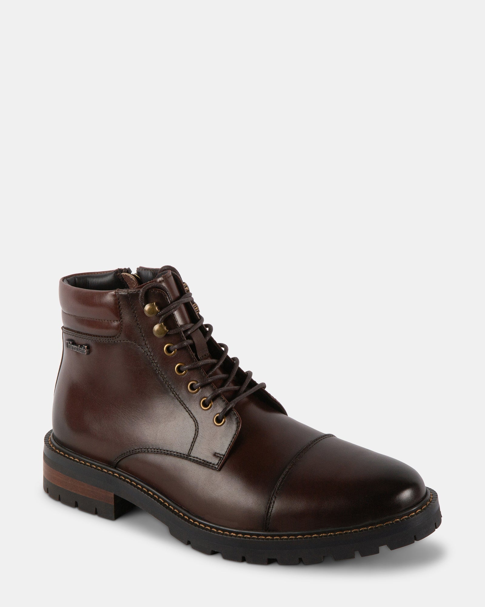 SERGIO BROWN LEATHER - Men's Shoes - Steve Madden Canada