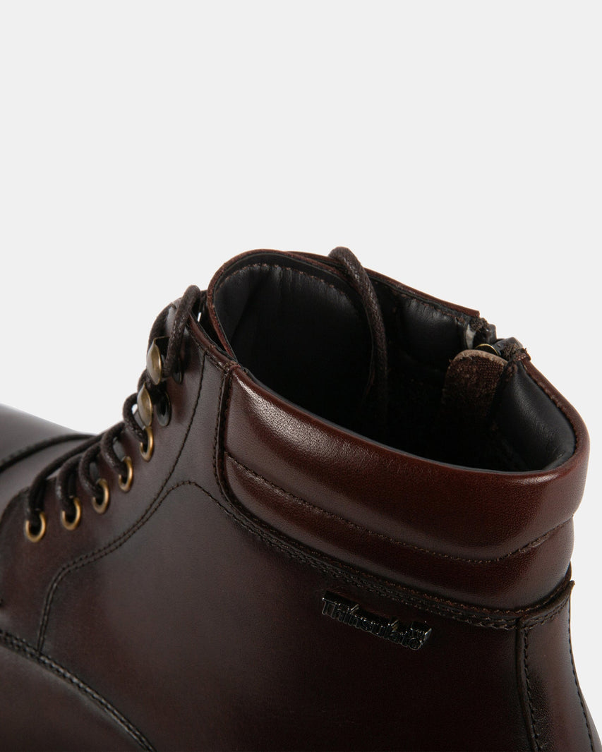 SERGIO BROWN LEATHER - Men's Shoes - Steve Madden Canada
