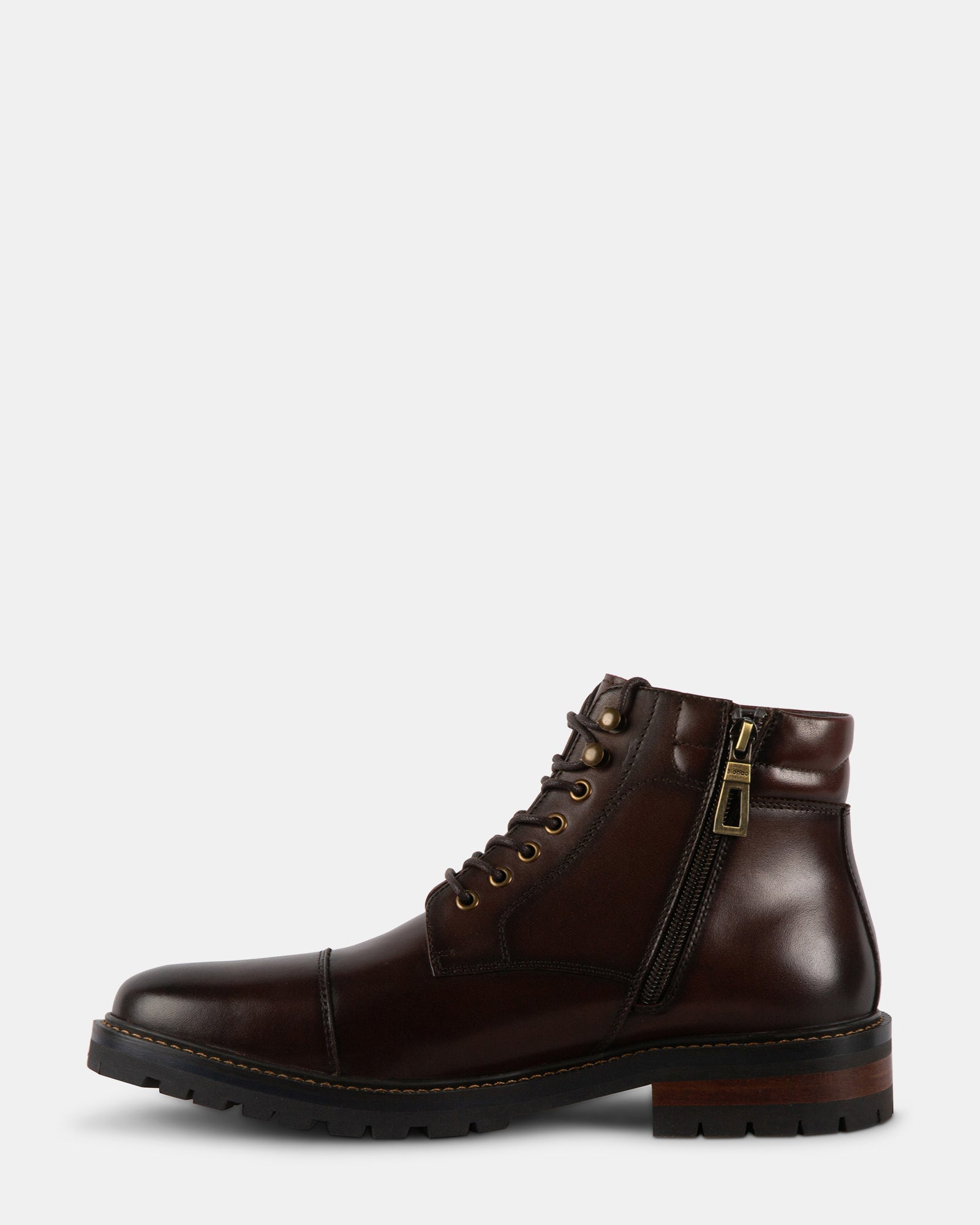 SERGIO BROWN LEATHER - Men's Shoes - Steve Madden Canada