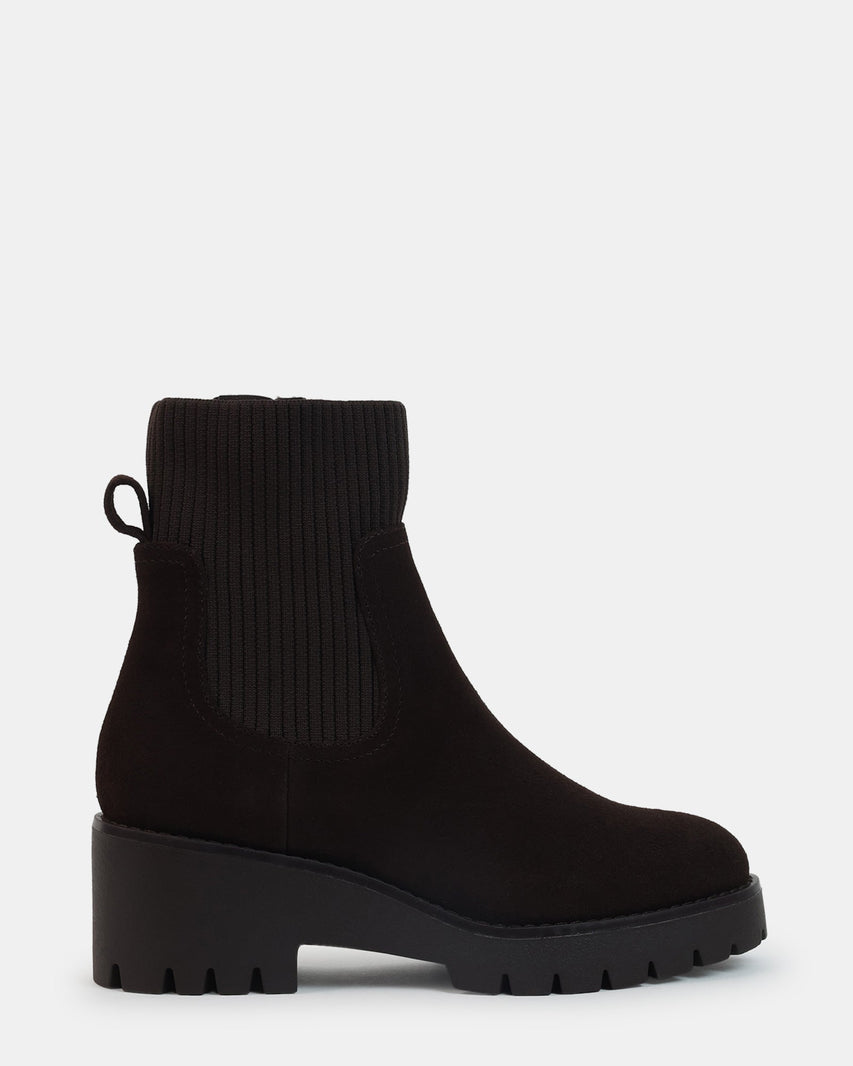 DELTA BROWN SUEDE - Women's Shoes - Steve Madden Canada