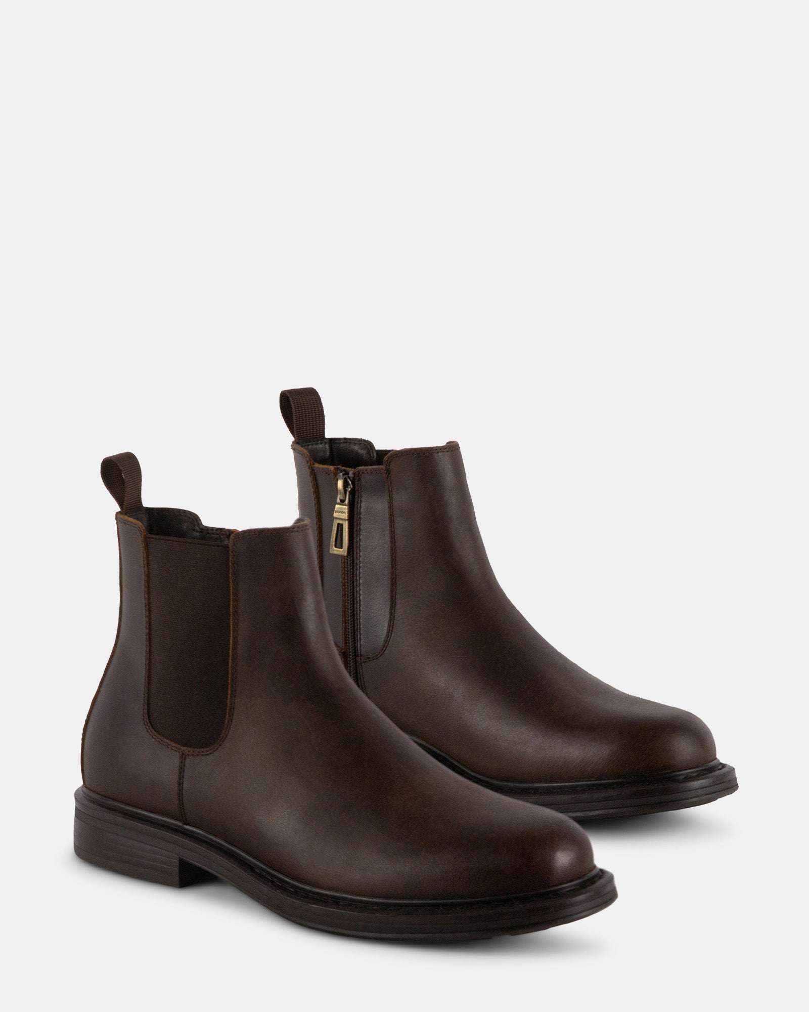 LEANDRO BROWN LEATHER - Men's Shoes - Steve Madden Canada