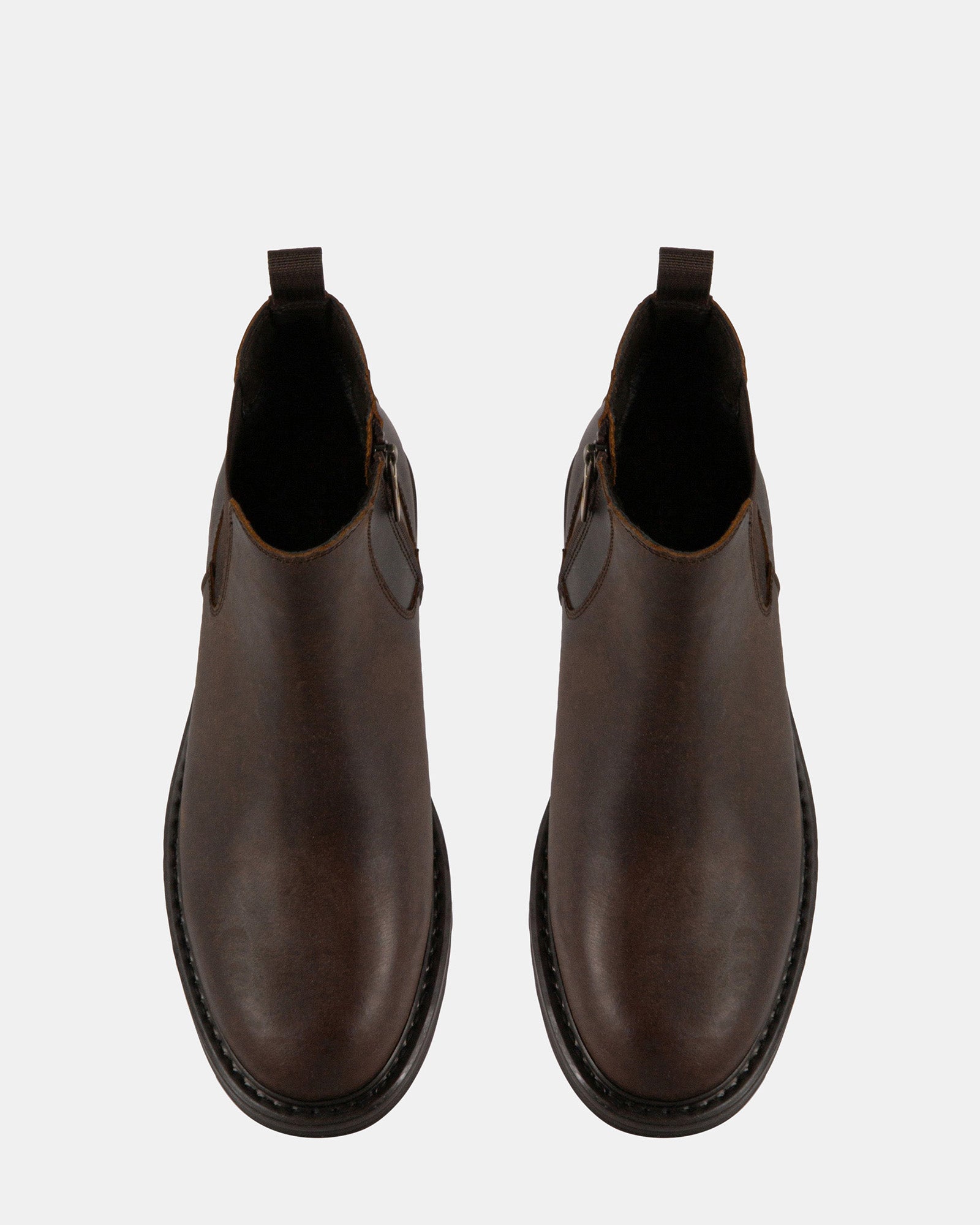 LEANDRO BROWN LEATHER - Men's Shoes - Steve Madden Canada