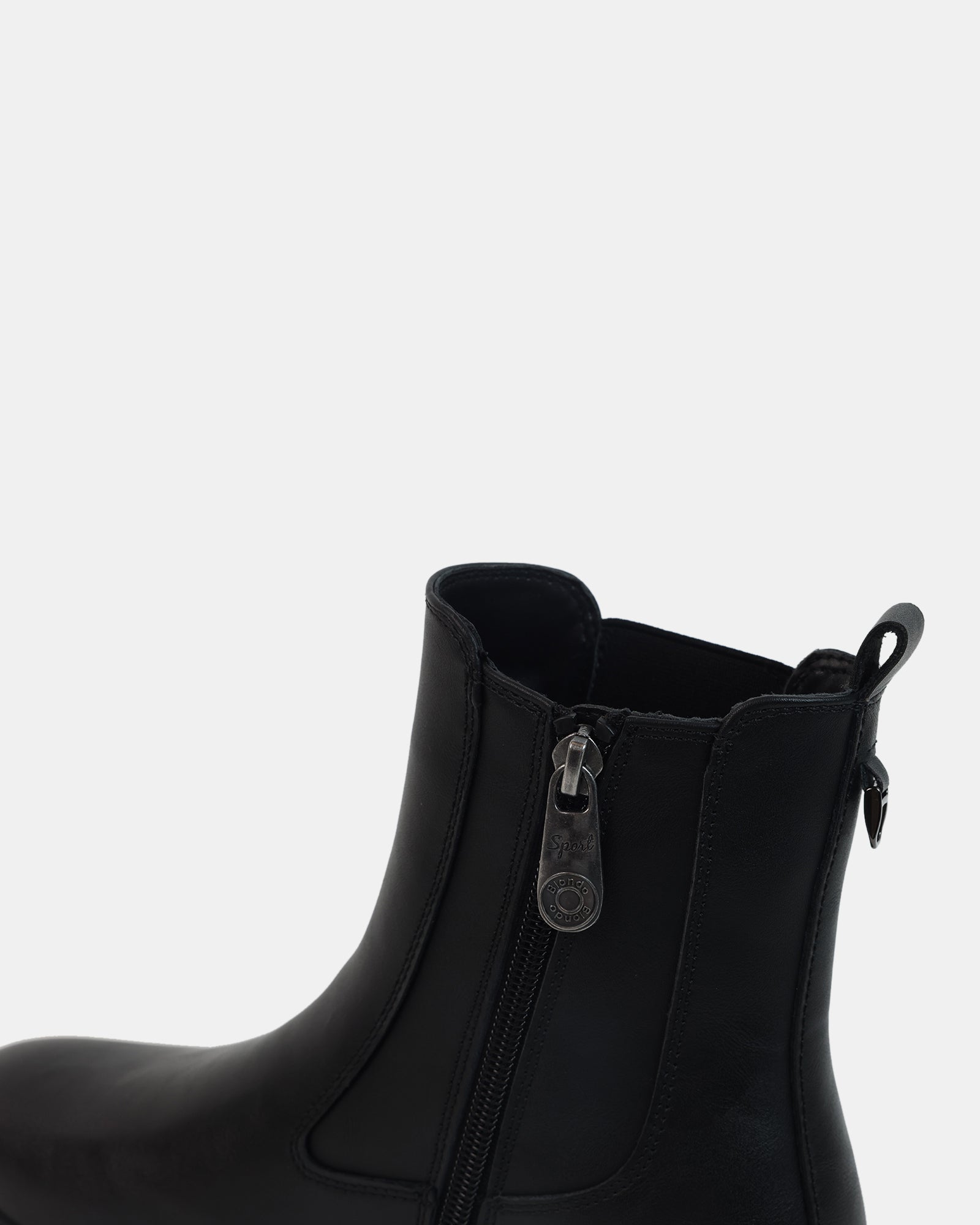 NOELENE BLACK LEATHER - Women's Shoes - Steve Madden Canada