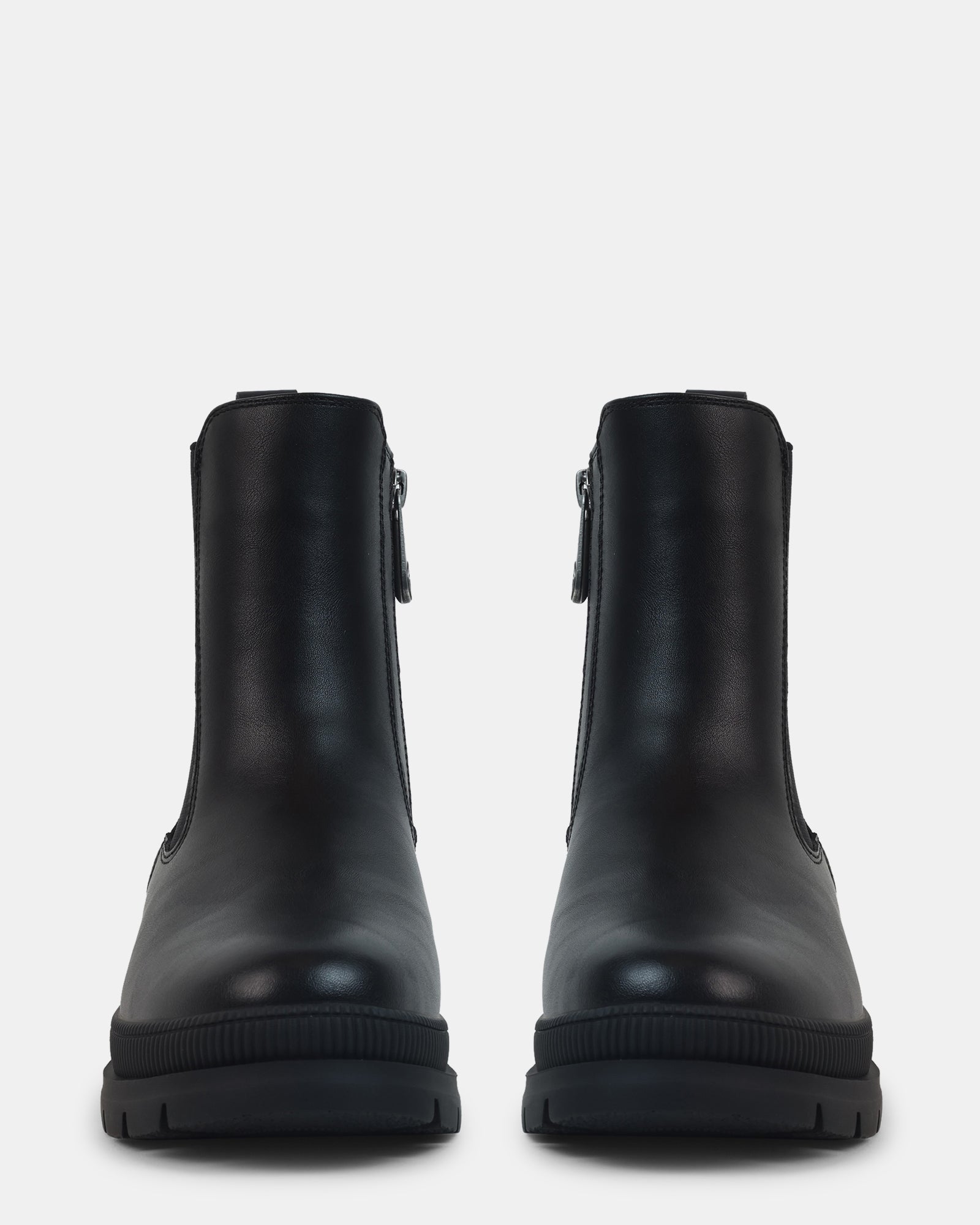 NOELENE BLACK LEATHER - Women's Shoes - Steve Madden Canada